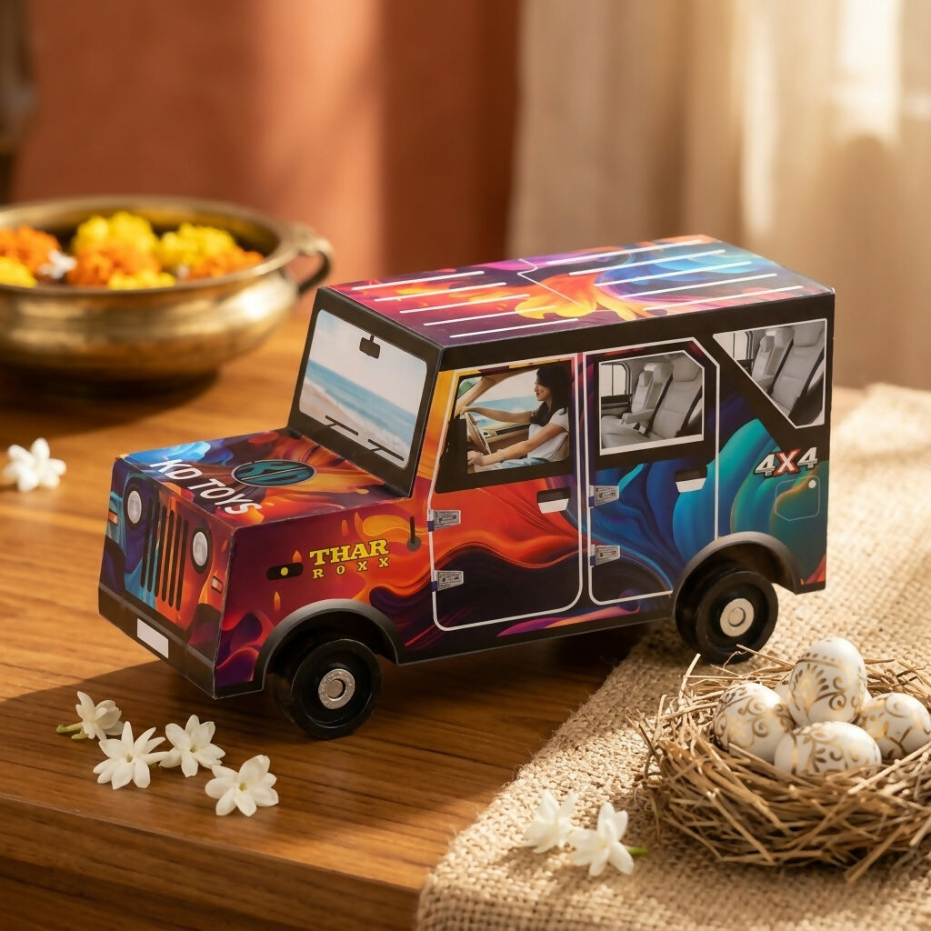 KD TOYS Thar Roxx Bluetooth Speaker front view with swirl graphic