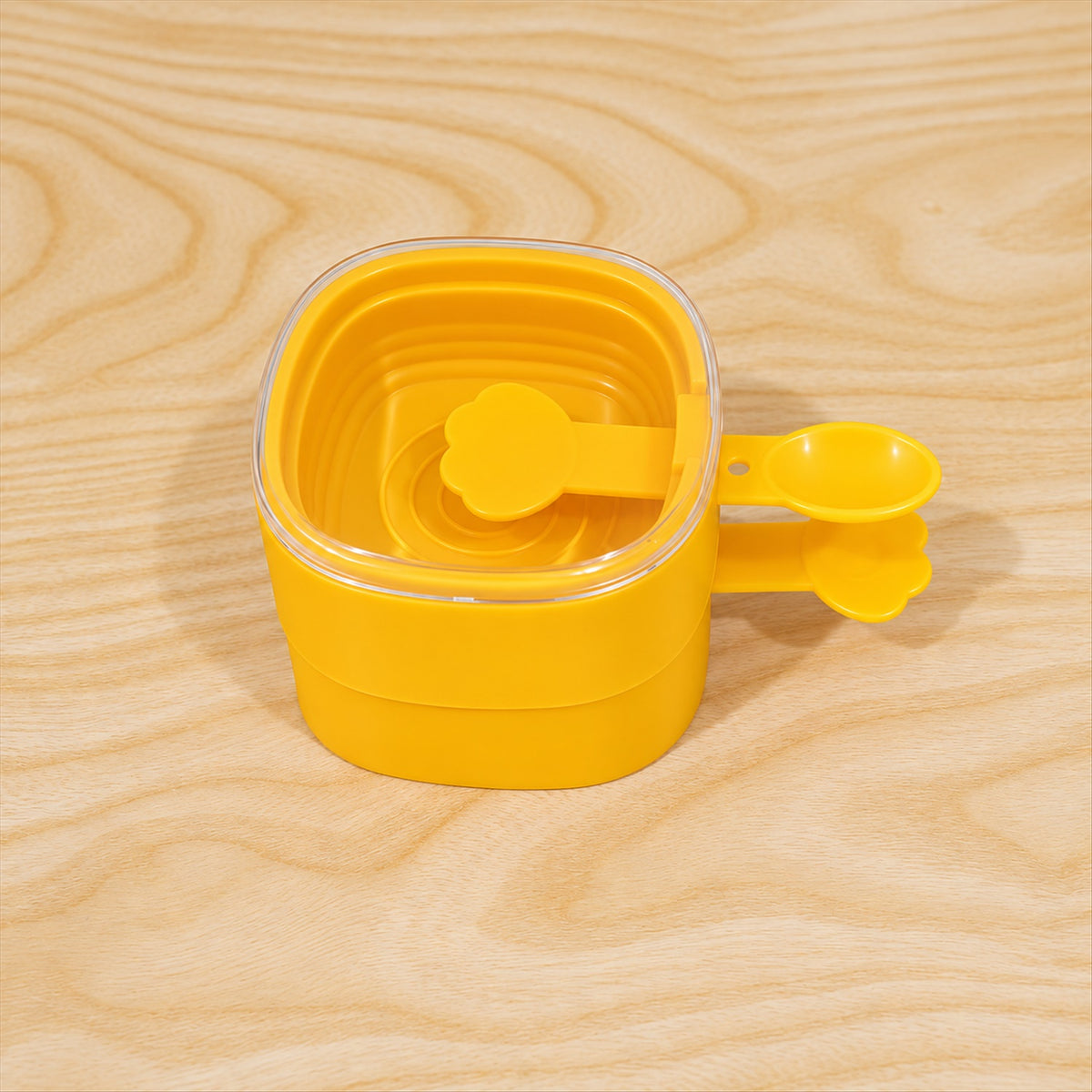 Yellow Square Ice Cream Moulds