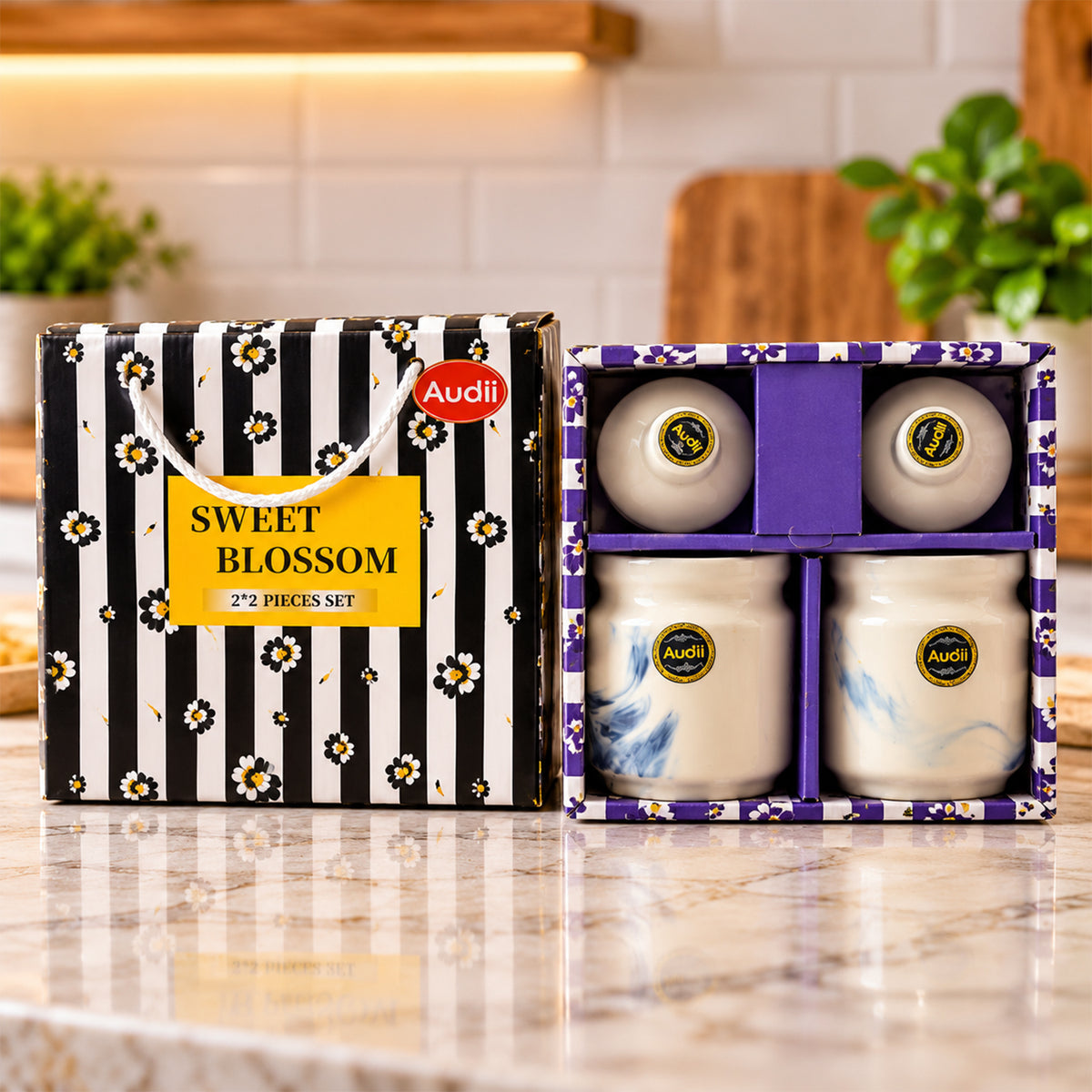 Ceramic Storage Jar Set