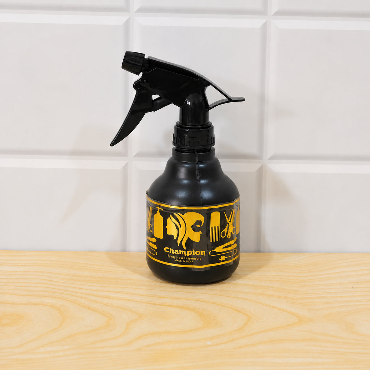 Salon water spray bottle - actual product packaging