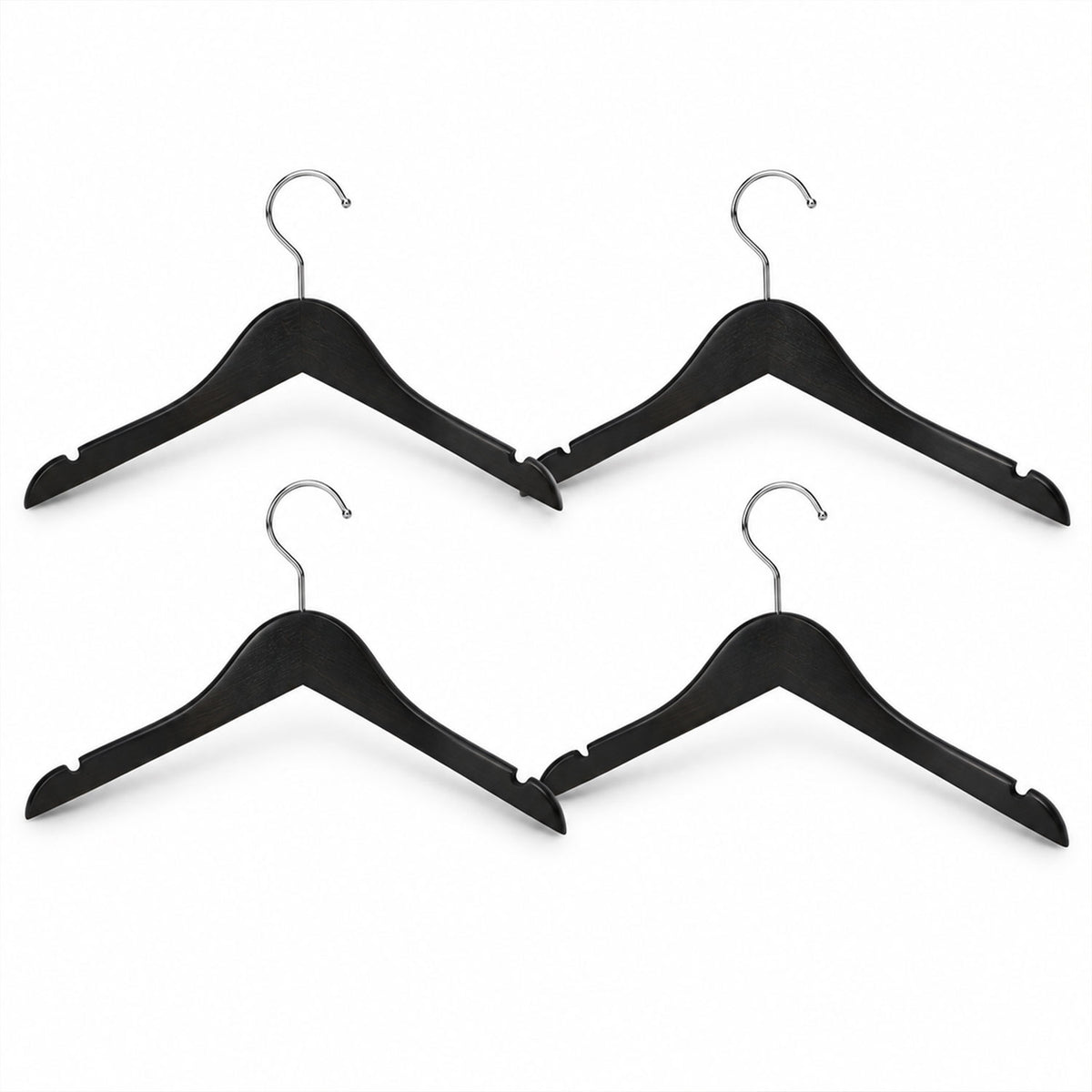 Clothes hangers with metal hooks - product view 06