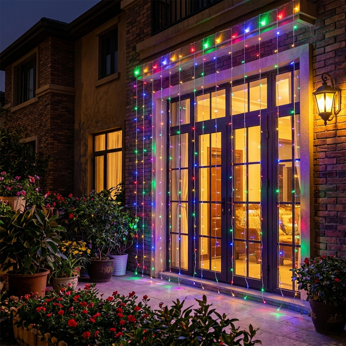 Multicolor LED string light Series with eight mode controller 03