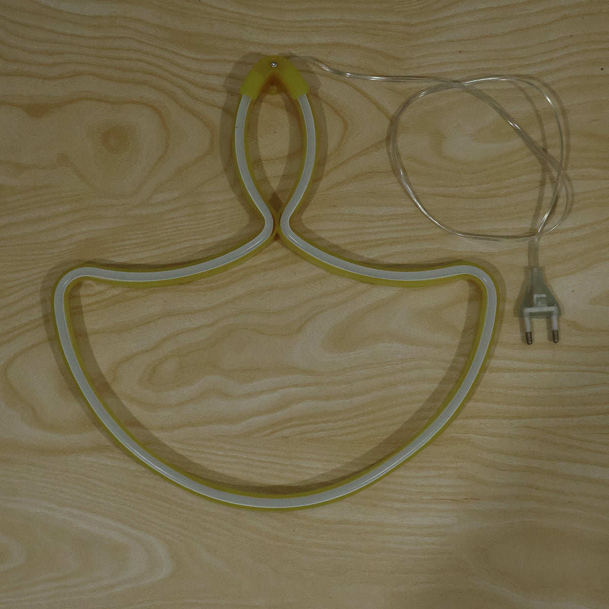 Decorative diya shaped LED hanging light with two pin plug live