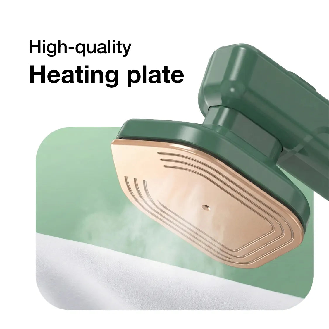 Mini Steamer & Iron: 2-in-1 Portable Travel Friendly