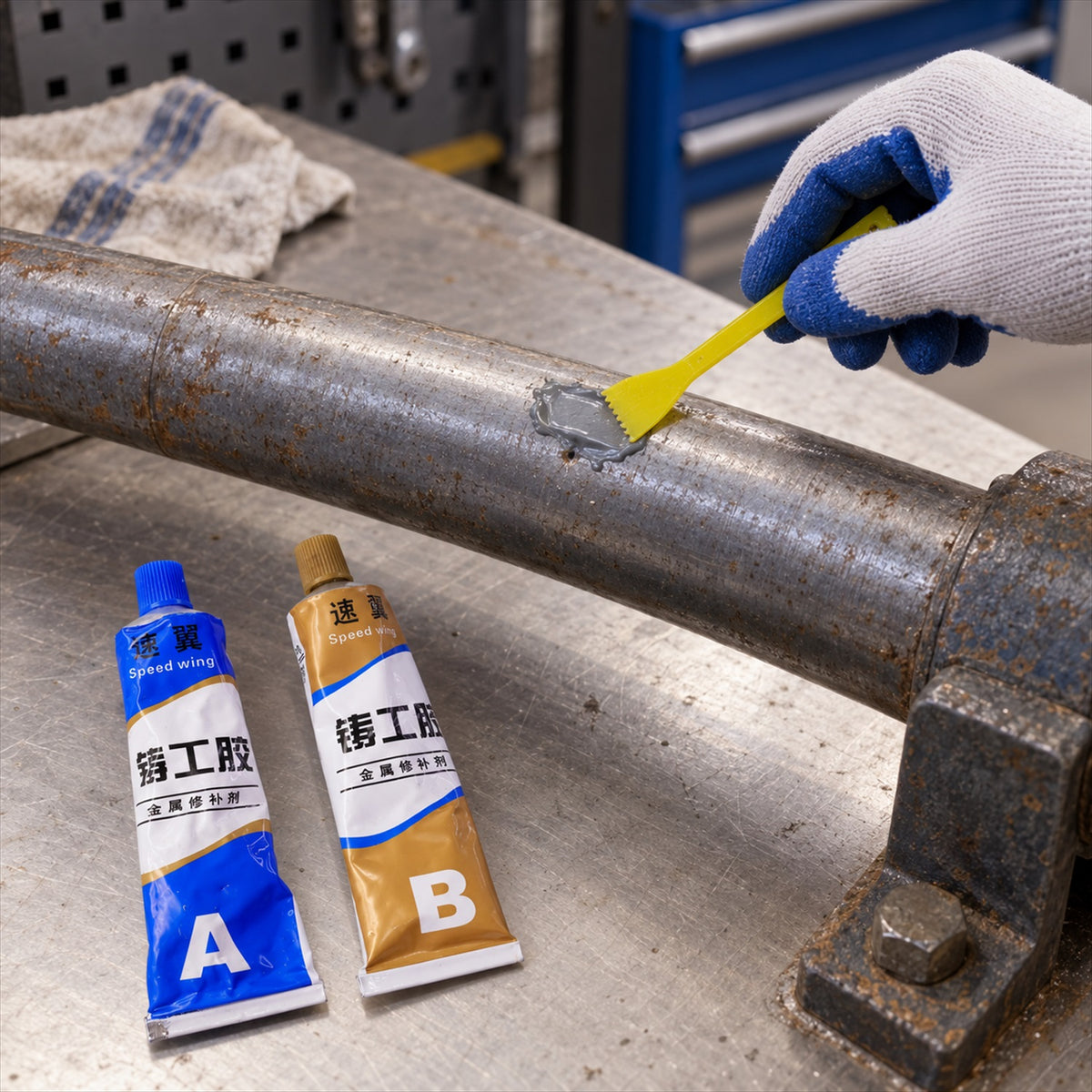 A B Metal Repair Epoxy Glue