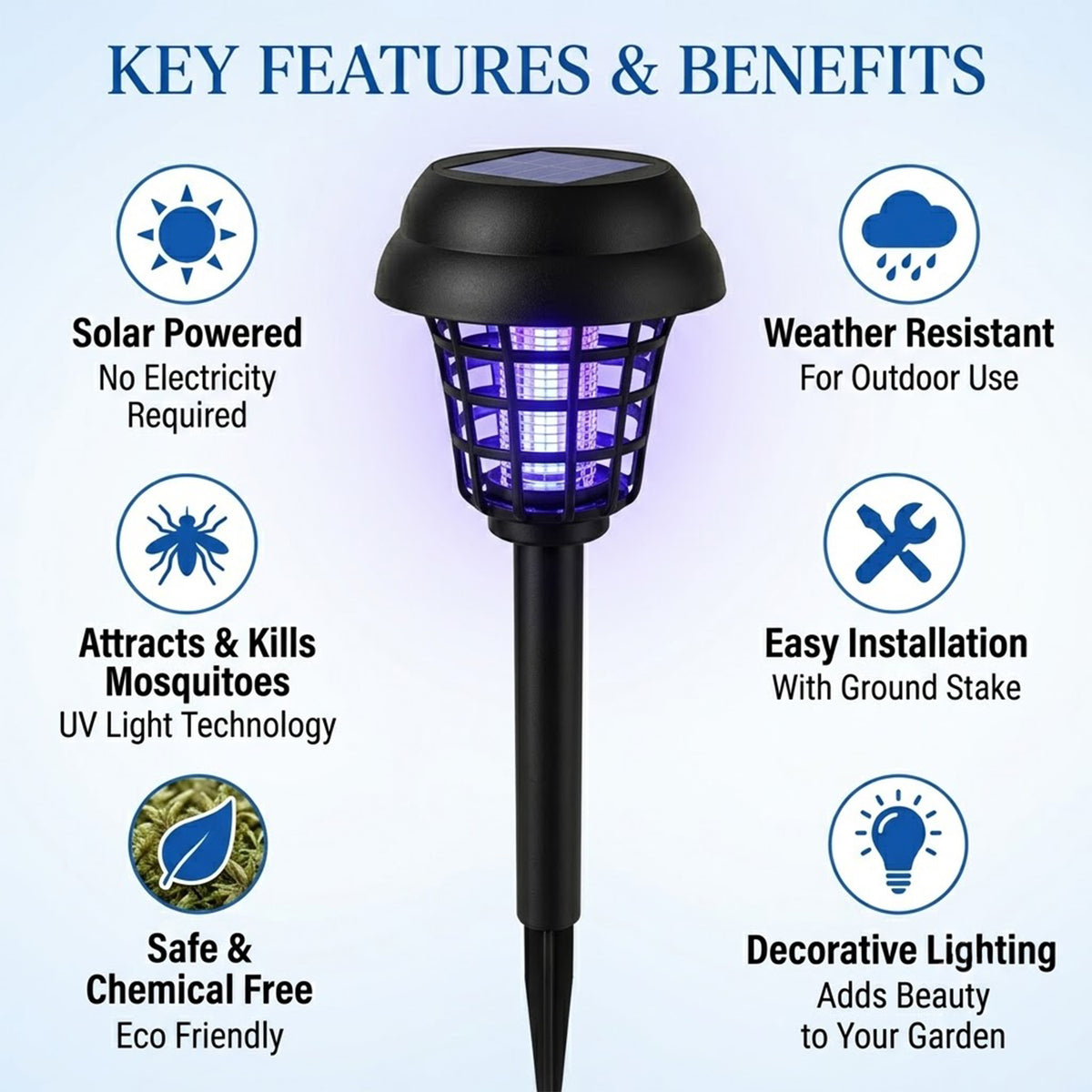 Solar Panel Bug Zapper