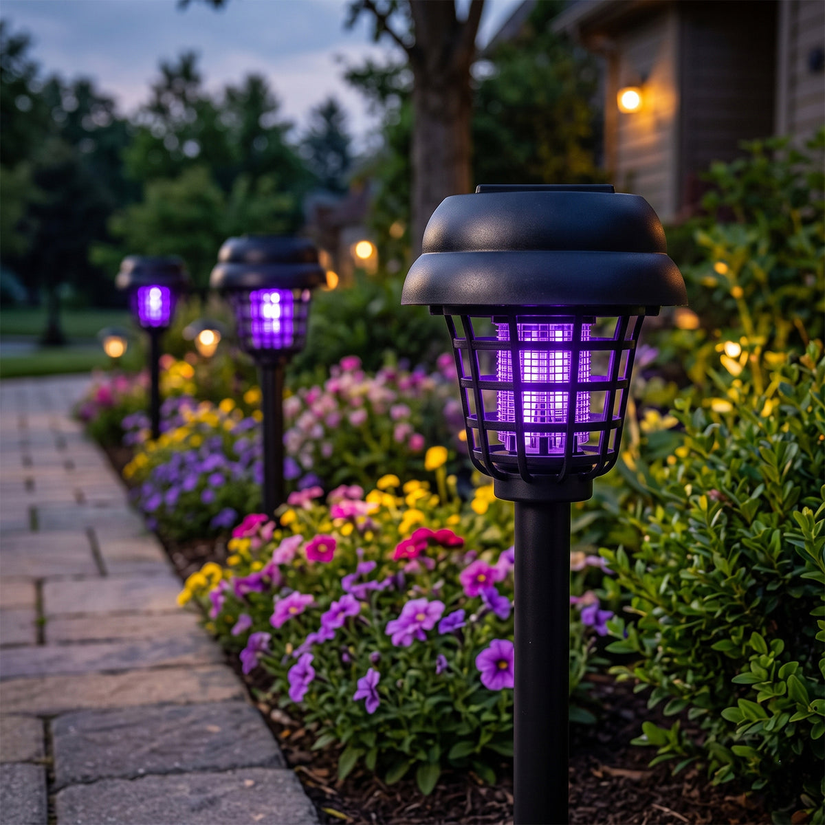 Garden Bug Zapper Light