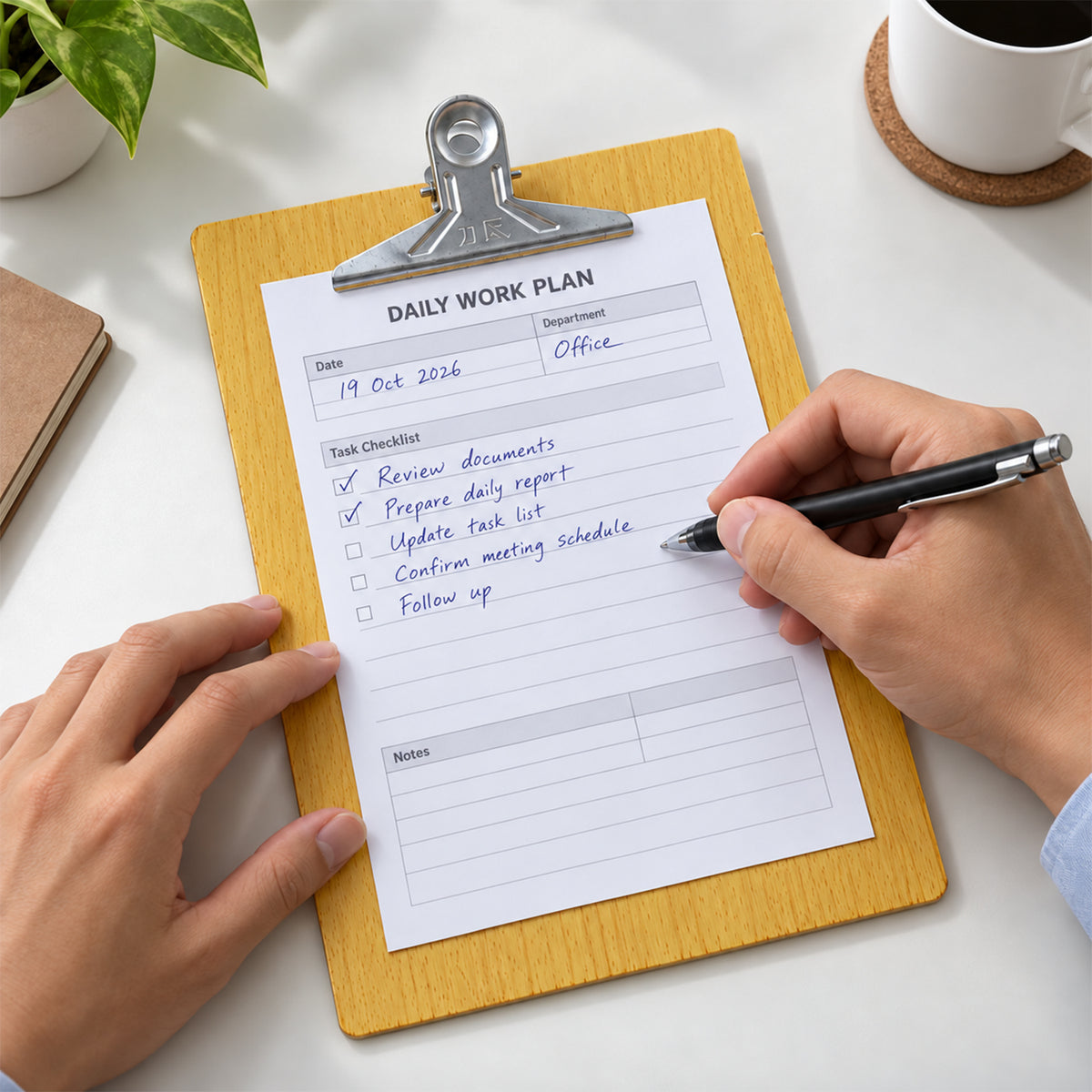 Wooden Exam Clipboard