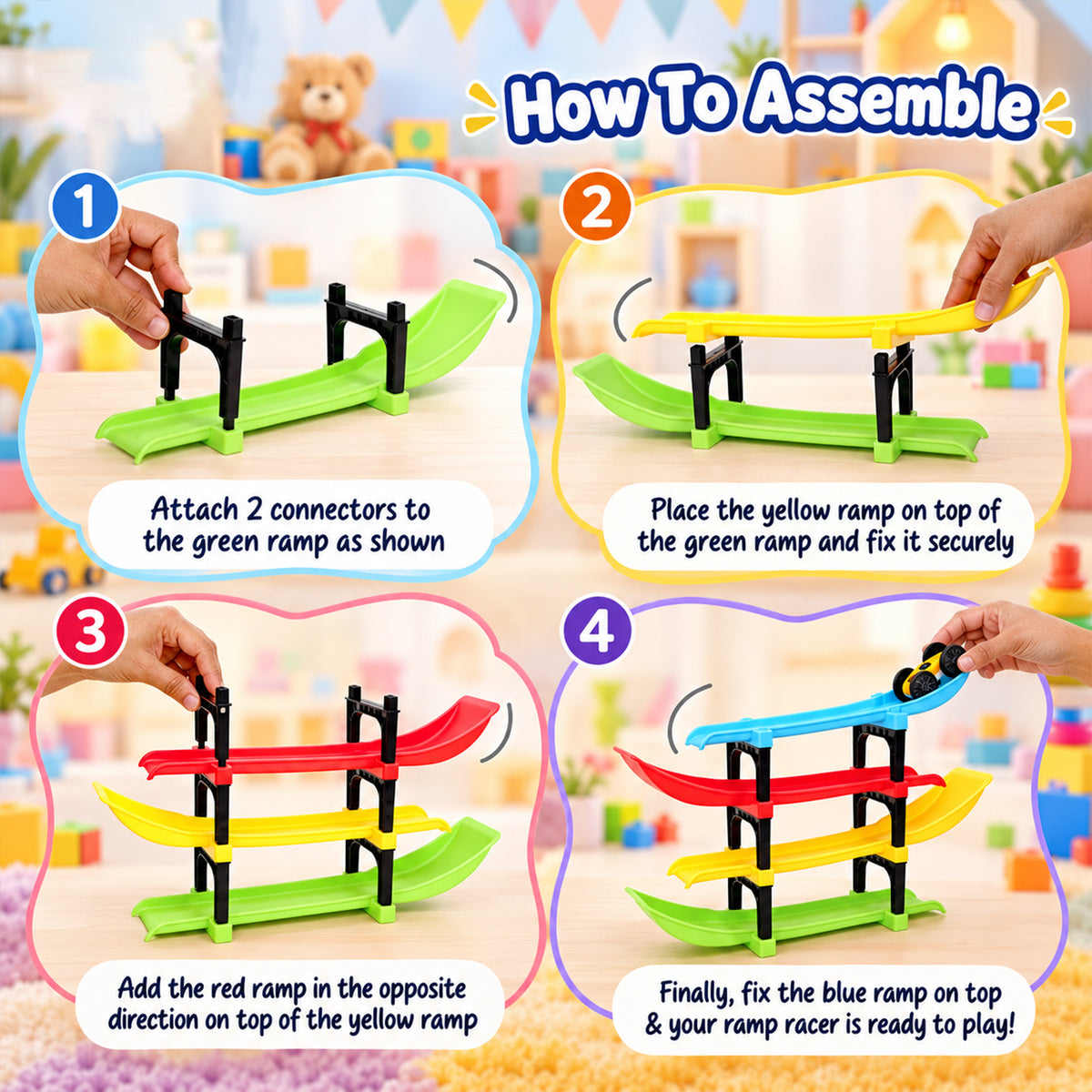Ramp racer car toy track set 04