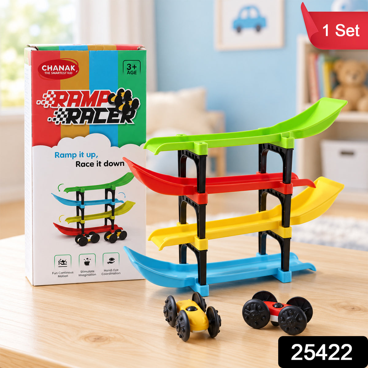 Ramp racer car toy track set 1 Set label