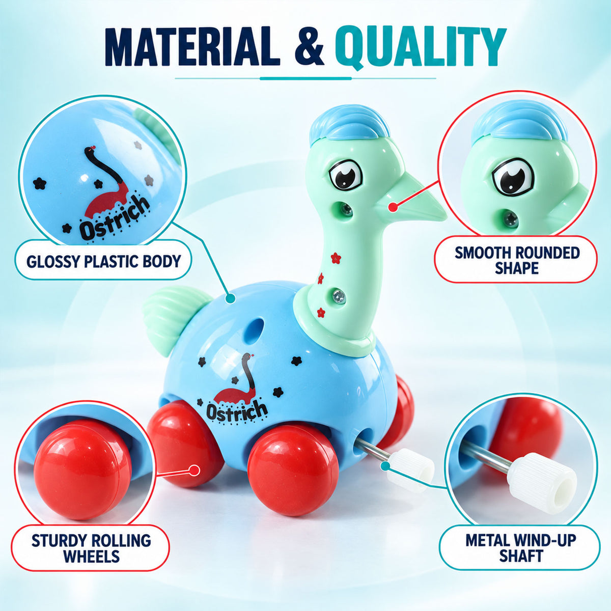 Wind up animal toy set 02