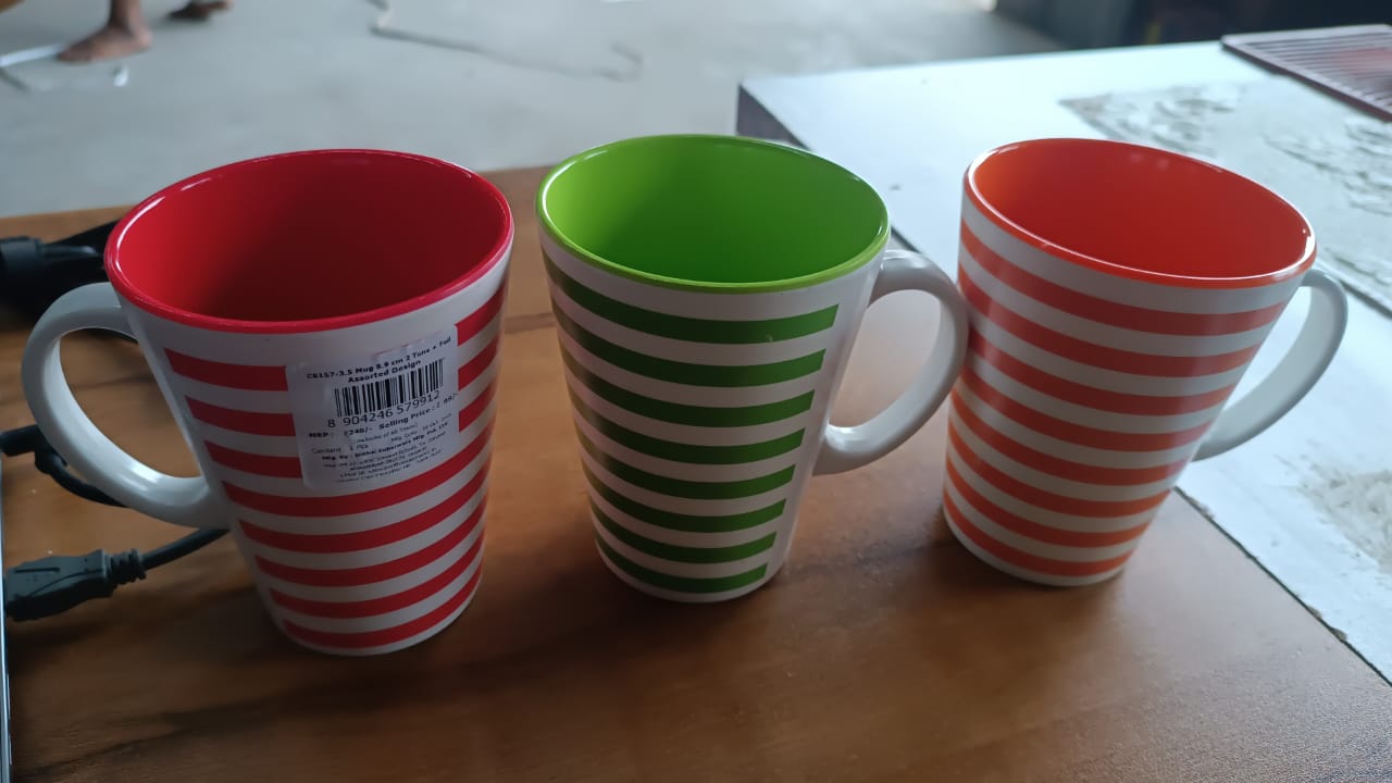 Stylish Melamine Coffee Mug (Approx 350ML / 1 Pc)