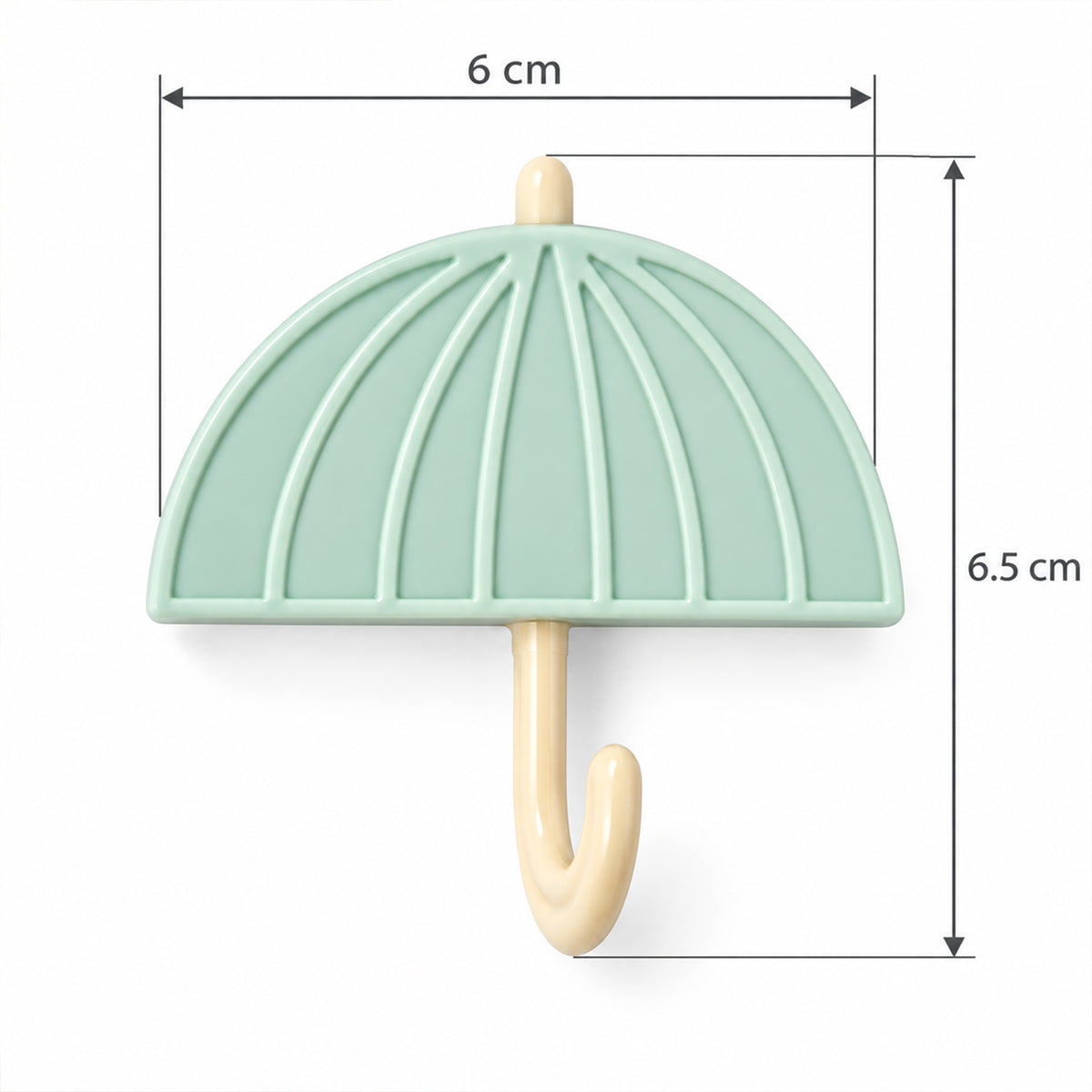 Umbrella design adhesive wall hook dimensions