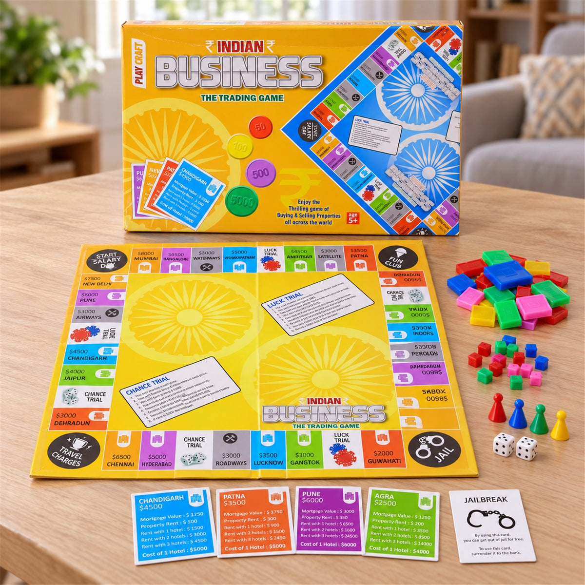 Indian business trading board game 01
