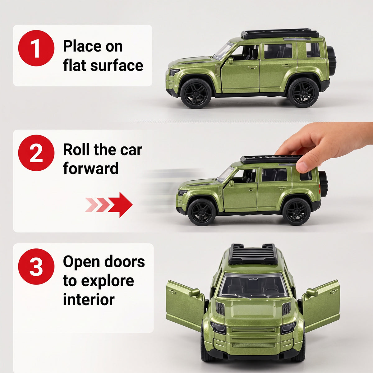 Die cast pullback SUV toy car 03