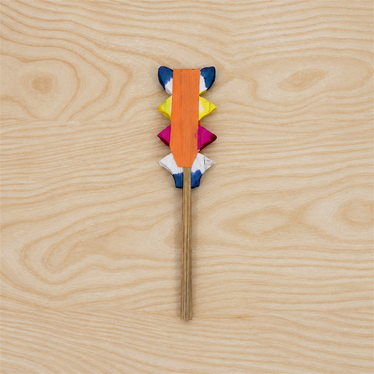 Colourful folding paper hand fan actual product