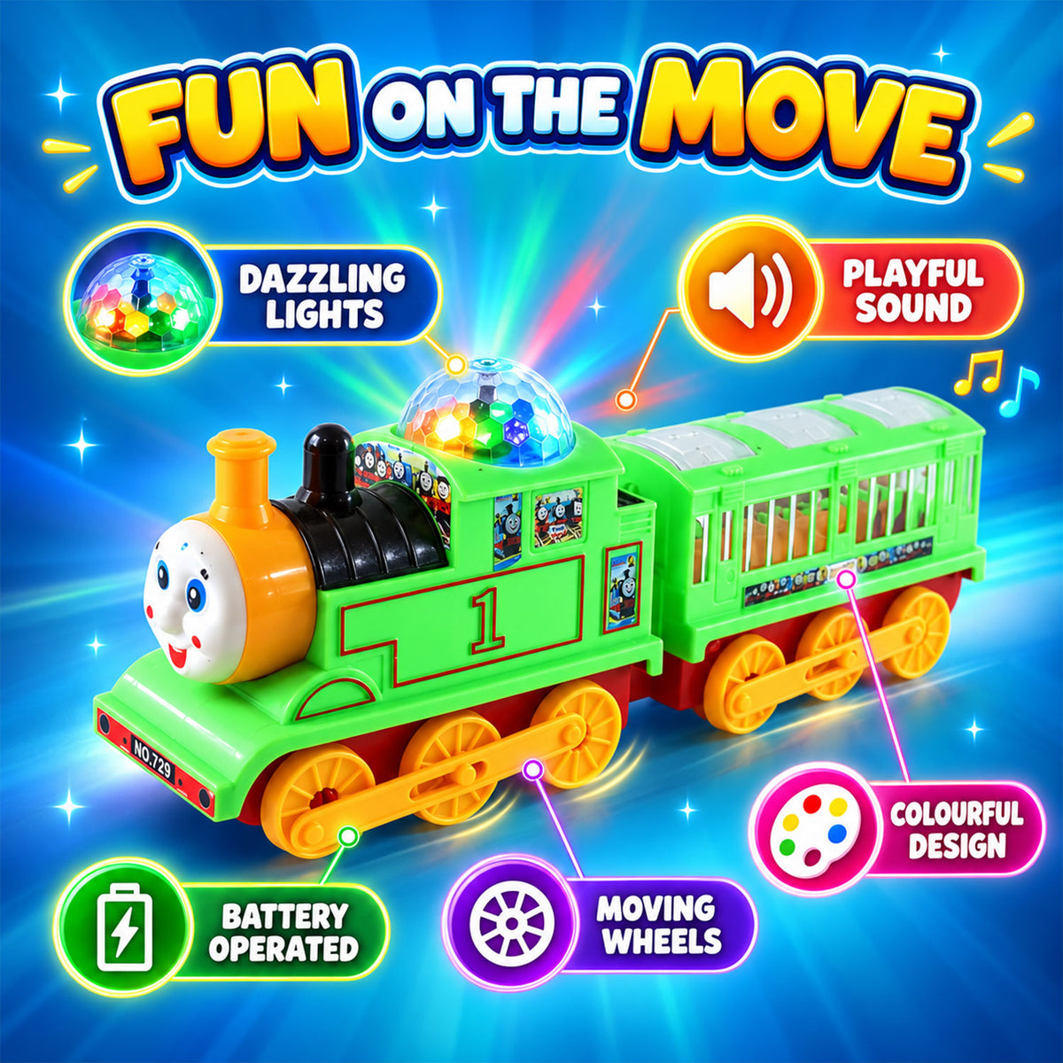 Light and Sound Locomotive