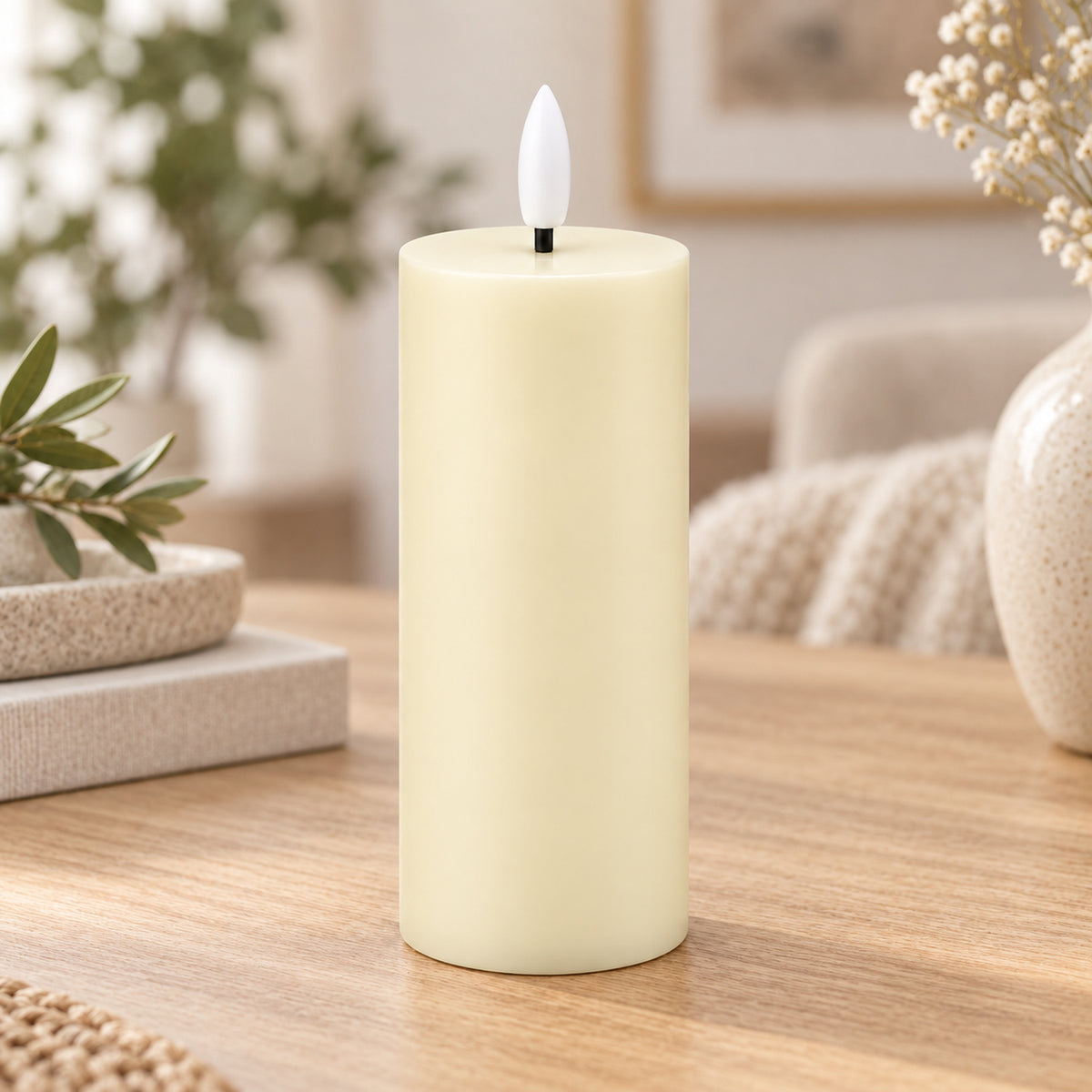 LED candle feature view