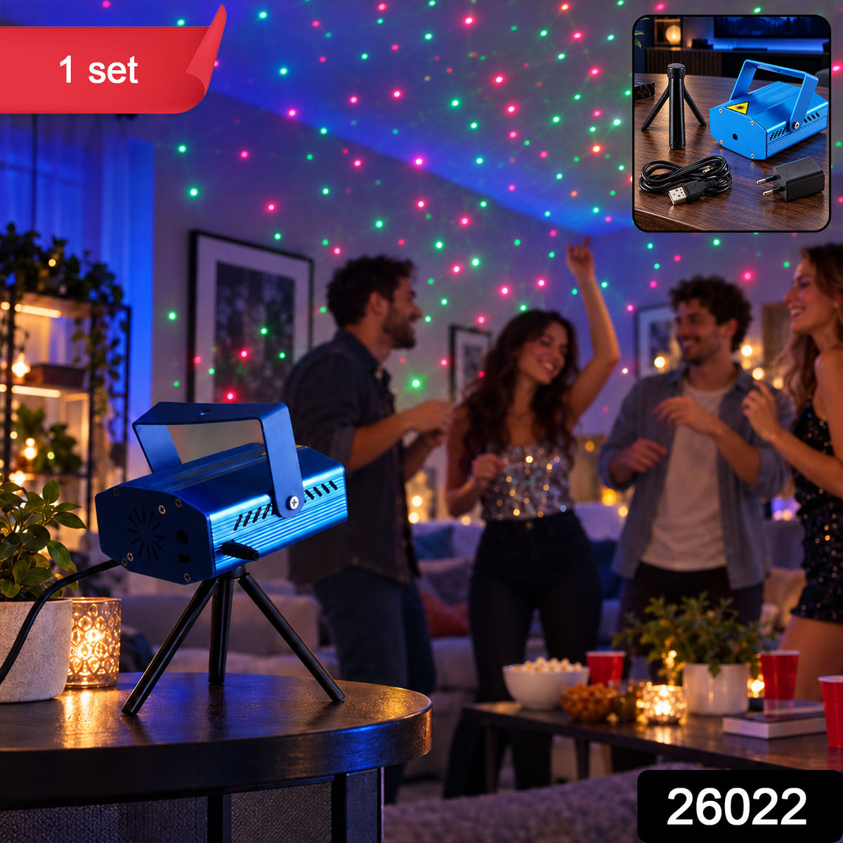 Laser projector light pack