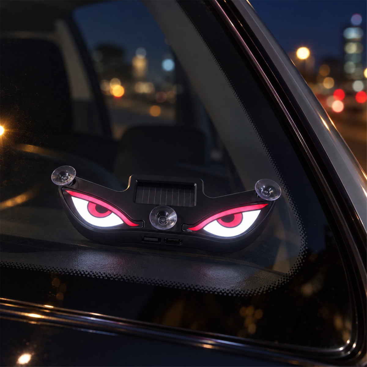 Solar evil eyes decorative warning light - view 01