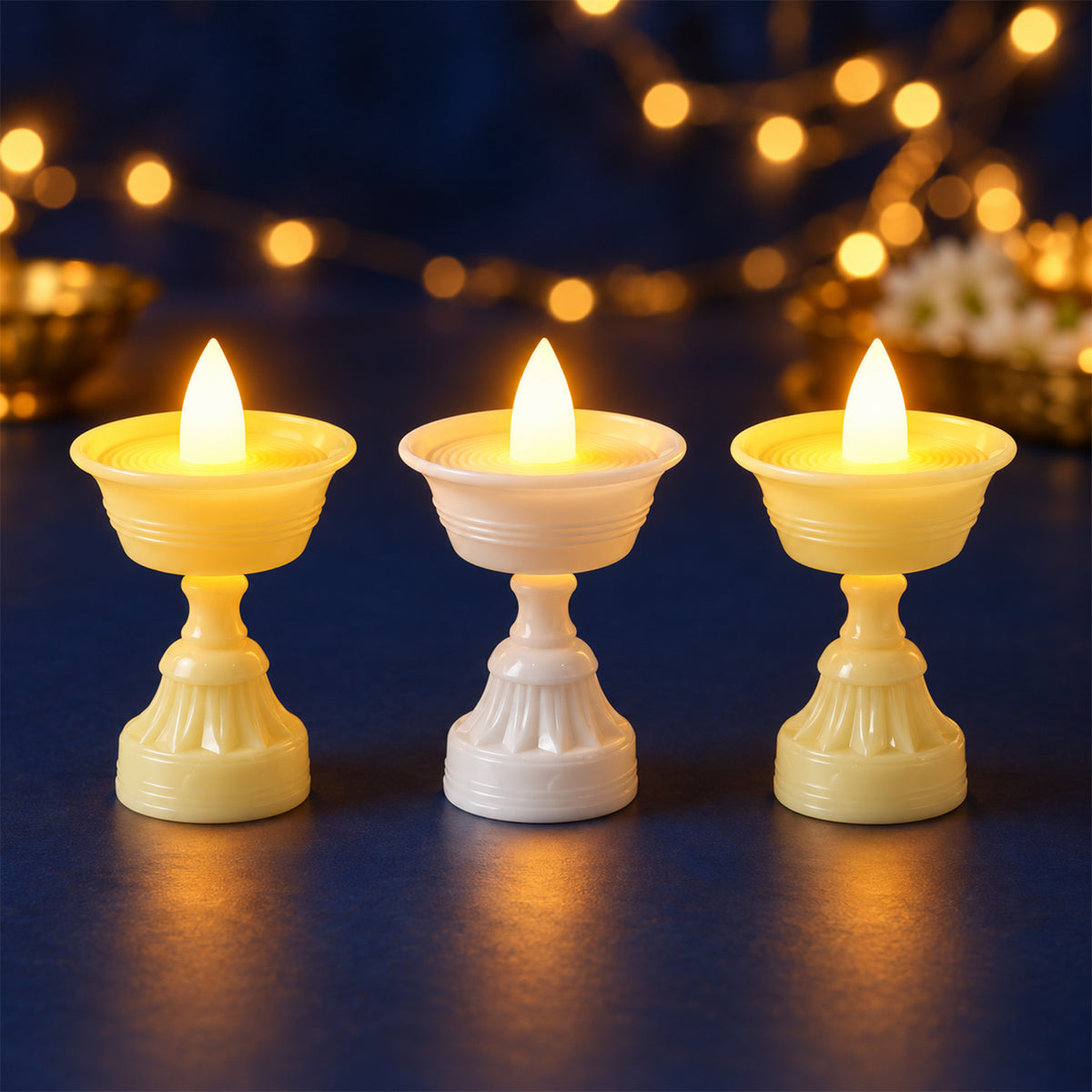 Flameless decorative LED diyas - product view 03