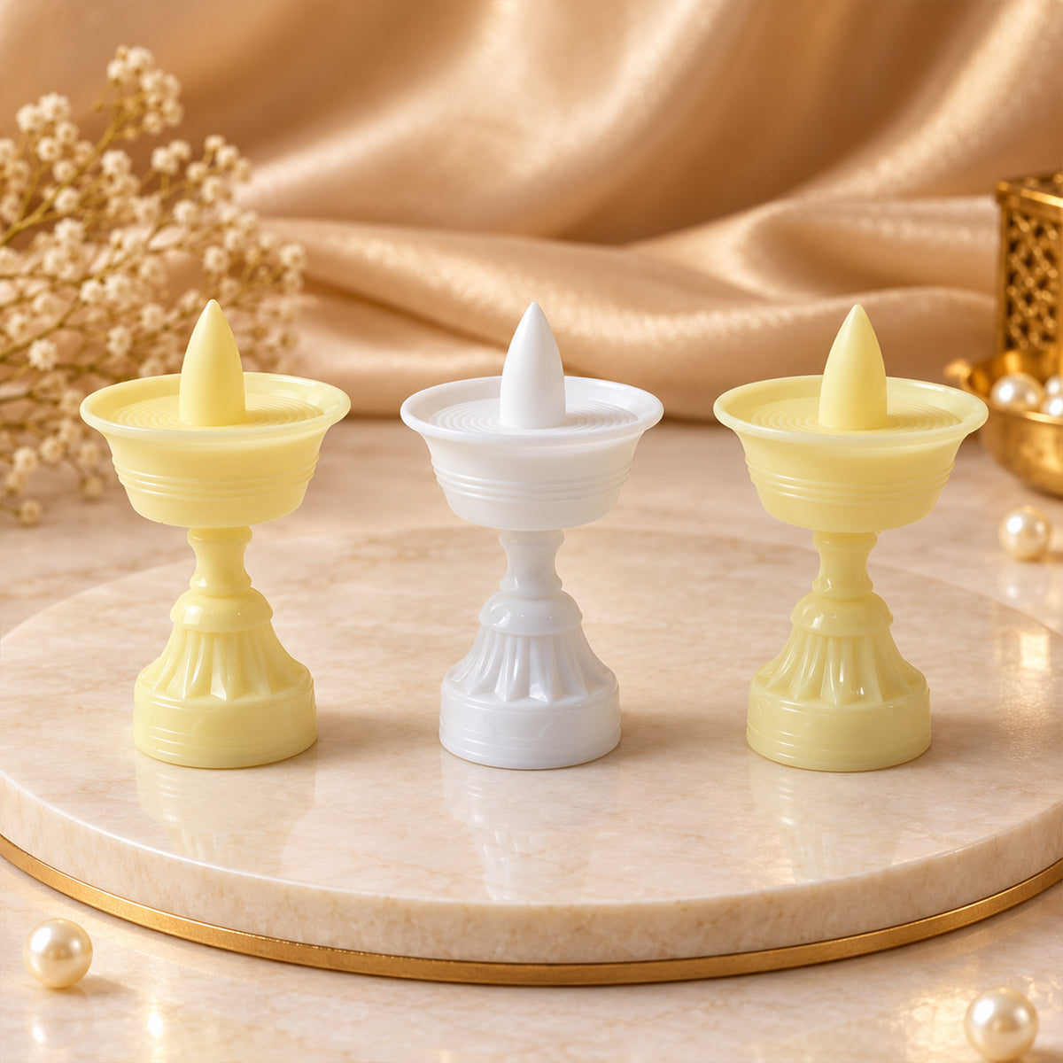 Flameless decorative LED diyas - product view 04