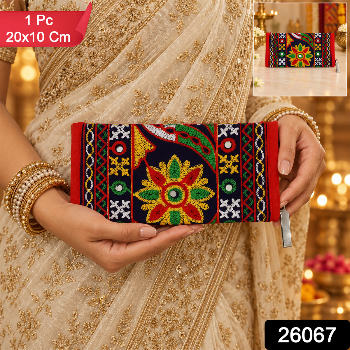 Clutch wallet purse pack