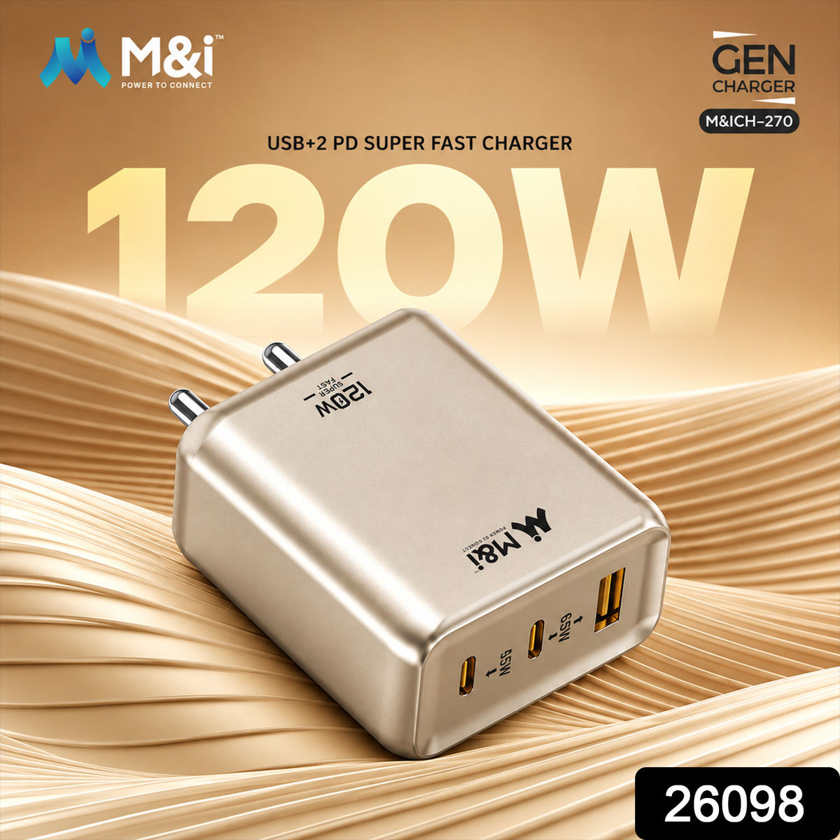 120W wall charger with USB-A and dual USB-C ports 26098.jpg