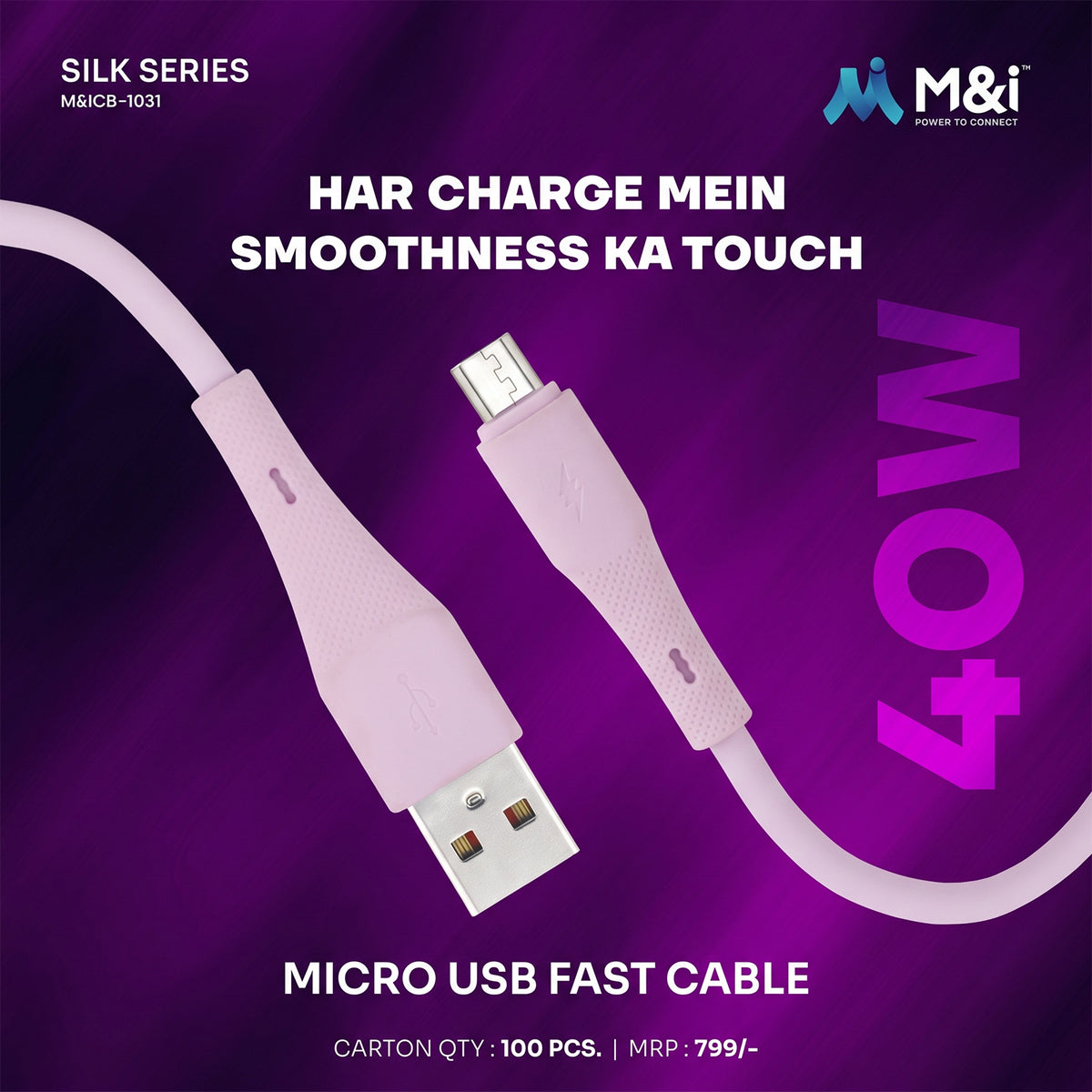 40W USB-A to Micro USB charging and data cable V8 CB 1031 Micro- 01.jpg