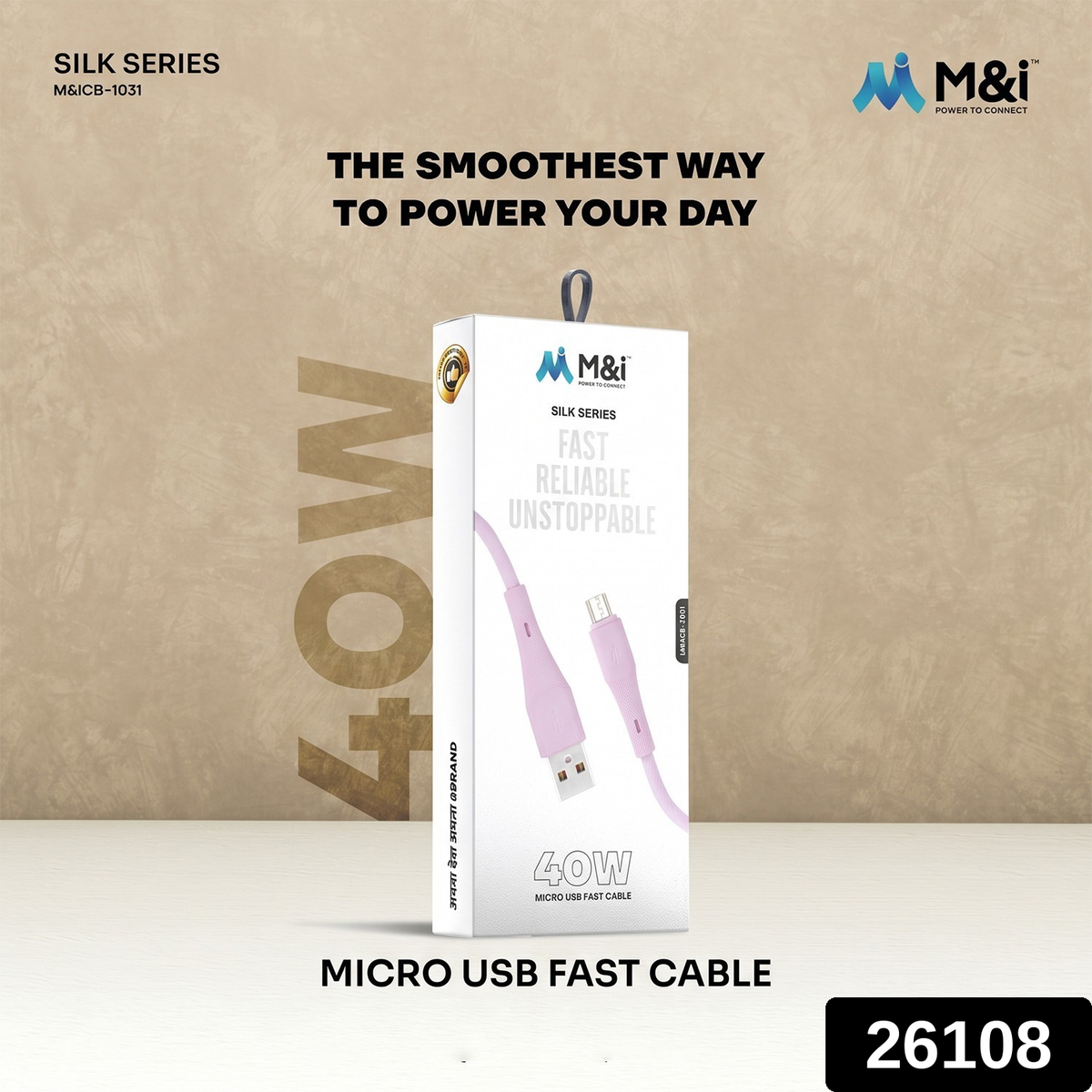 40W USB-A to Micro USB charging and data cable silk_cable_26108.png