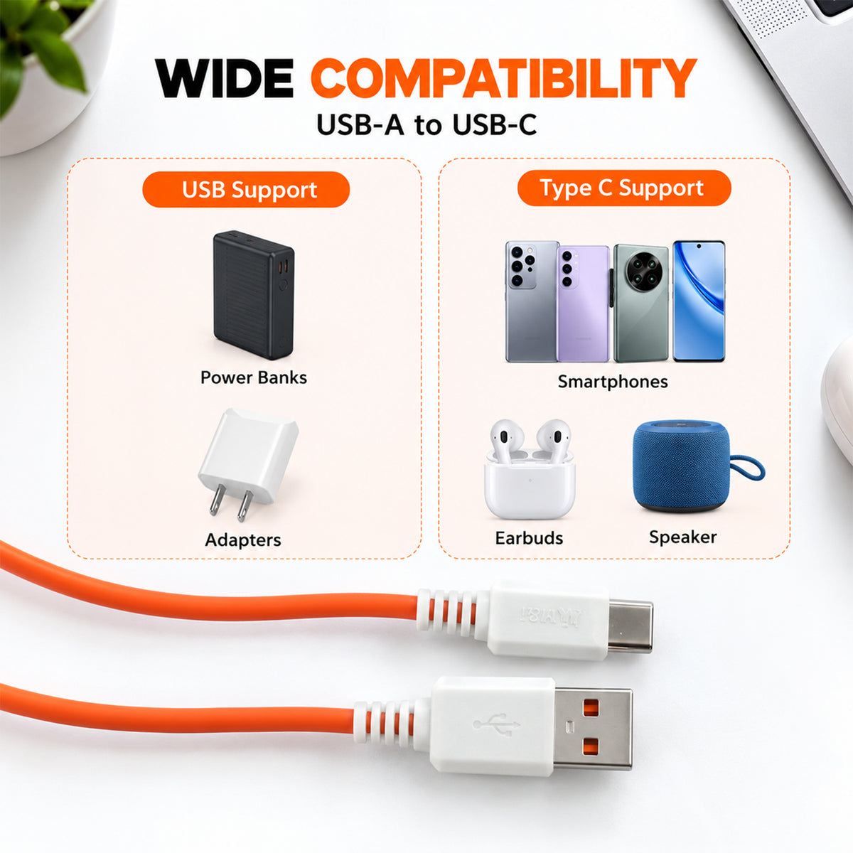80W USB-A to USB-C charging and data cable TC Cb 1060- 02.jpg