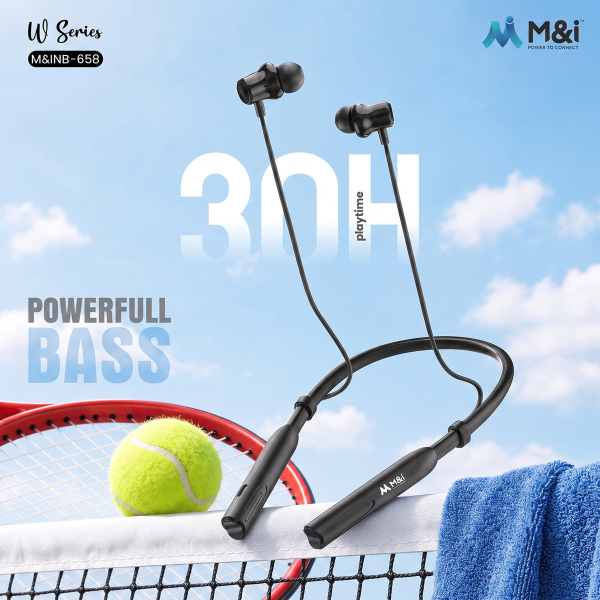 Wireless neckband earphones with 30 hours playtime Nb 658- 06.jpg