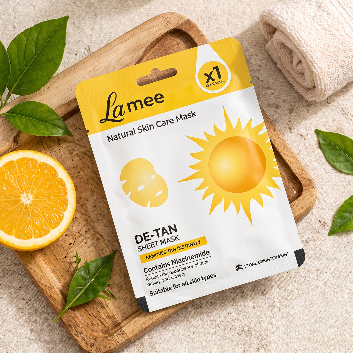 De Tan facial sheet mask 01