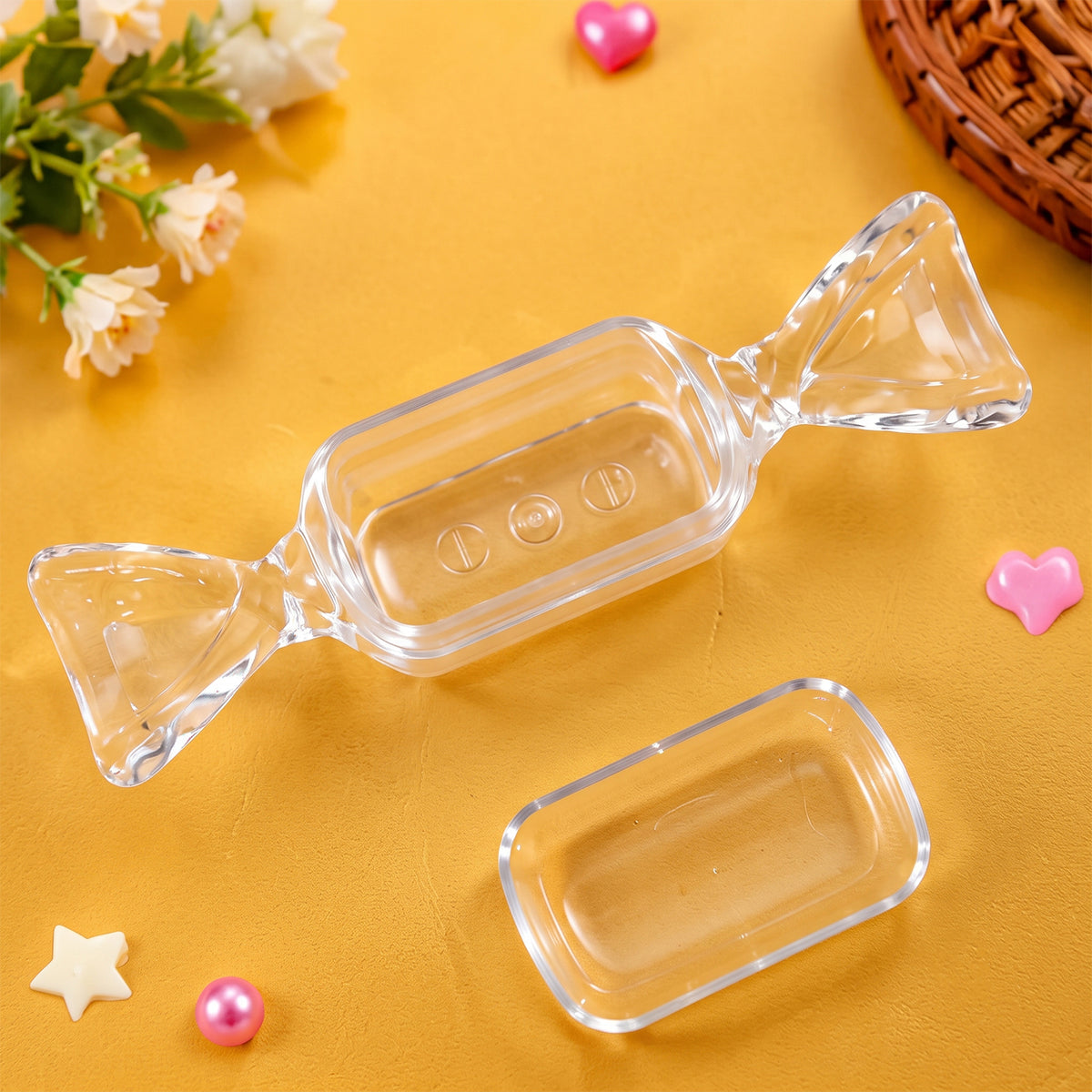 Transparent candy shape jewellery holder 05