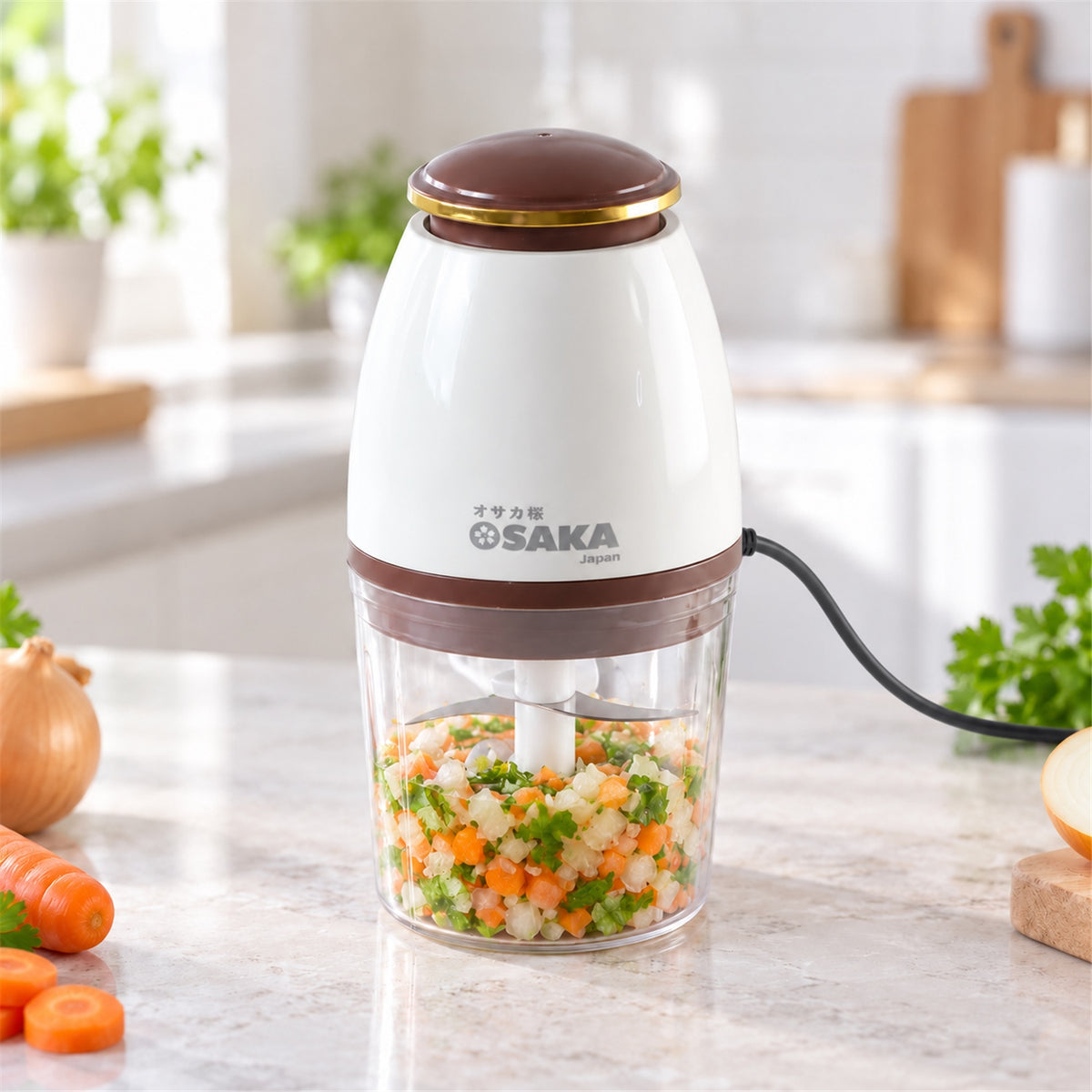 Electric vegetable chopper - product view 01