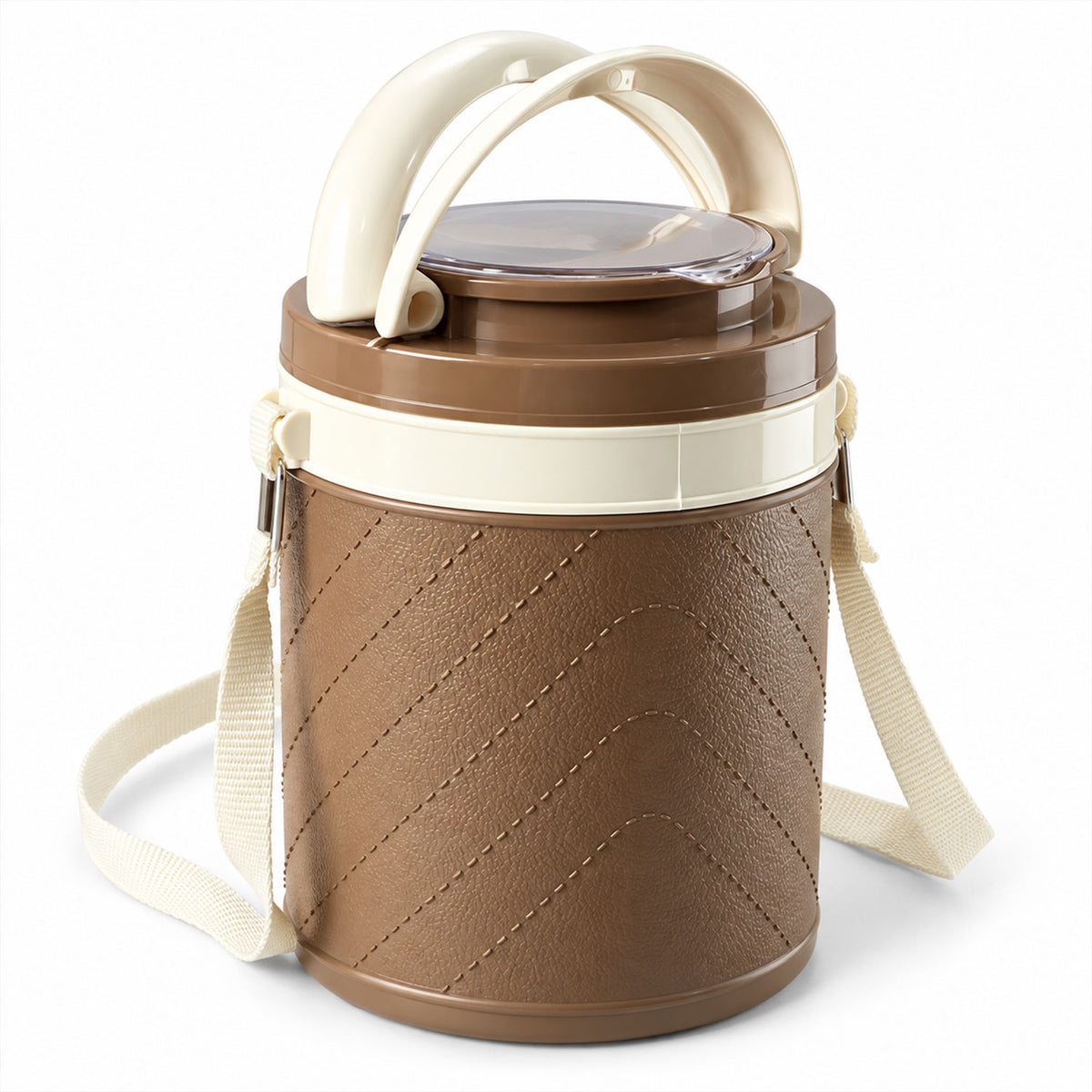 Three layer insulated tiffin box with steel containers 07