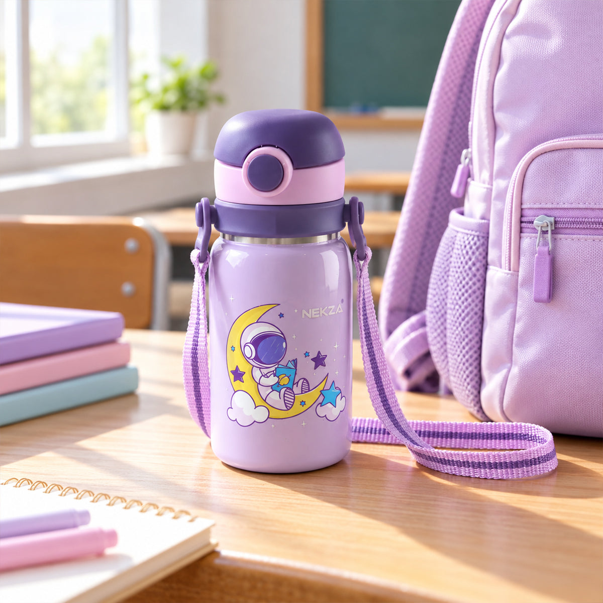 Kids stainless steel sipper bottle 03