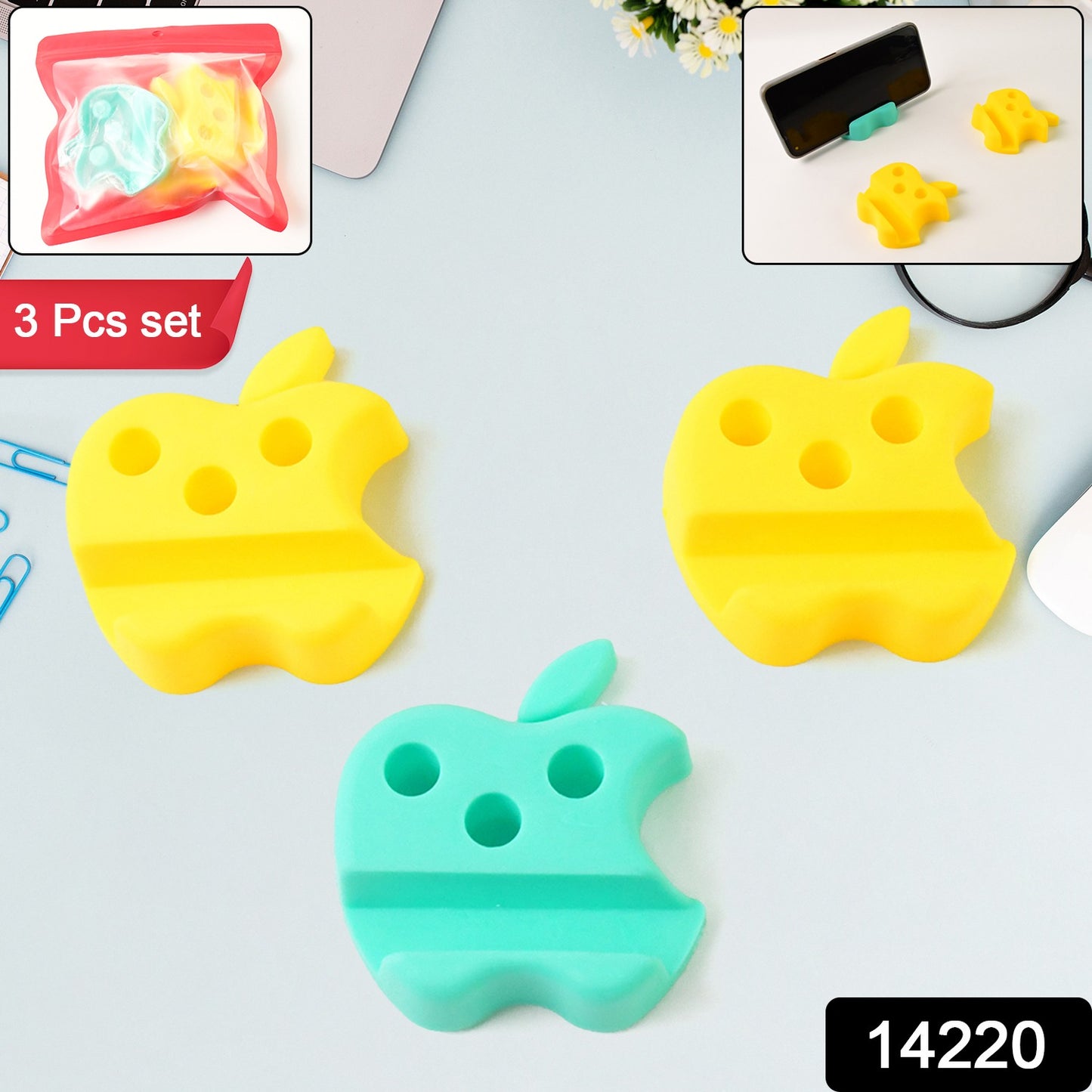Apple Stand with Pen Holder