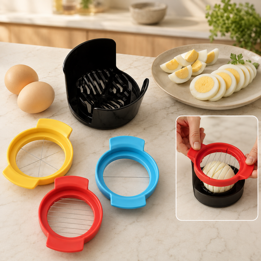 Egg Slicer – 3-in-1 Stainless Steel Food Cutter | ToolMate Pro