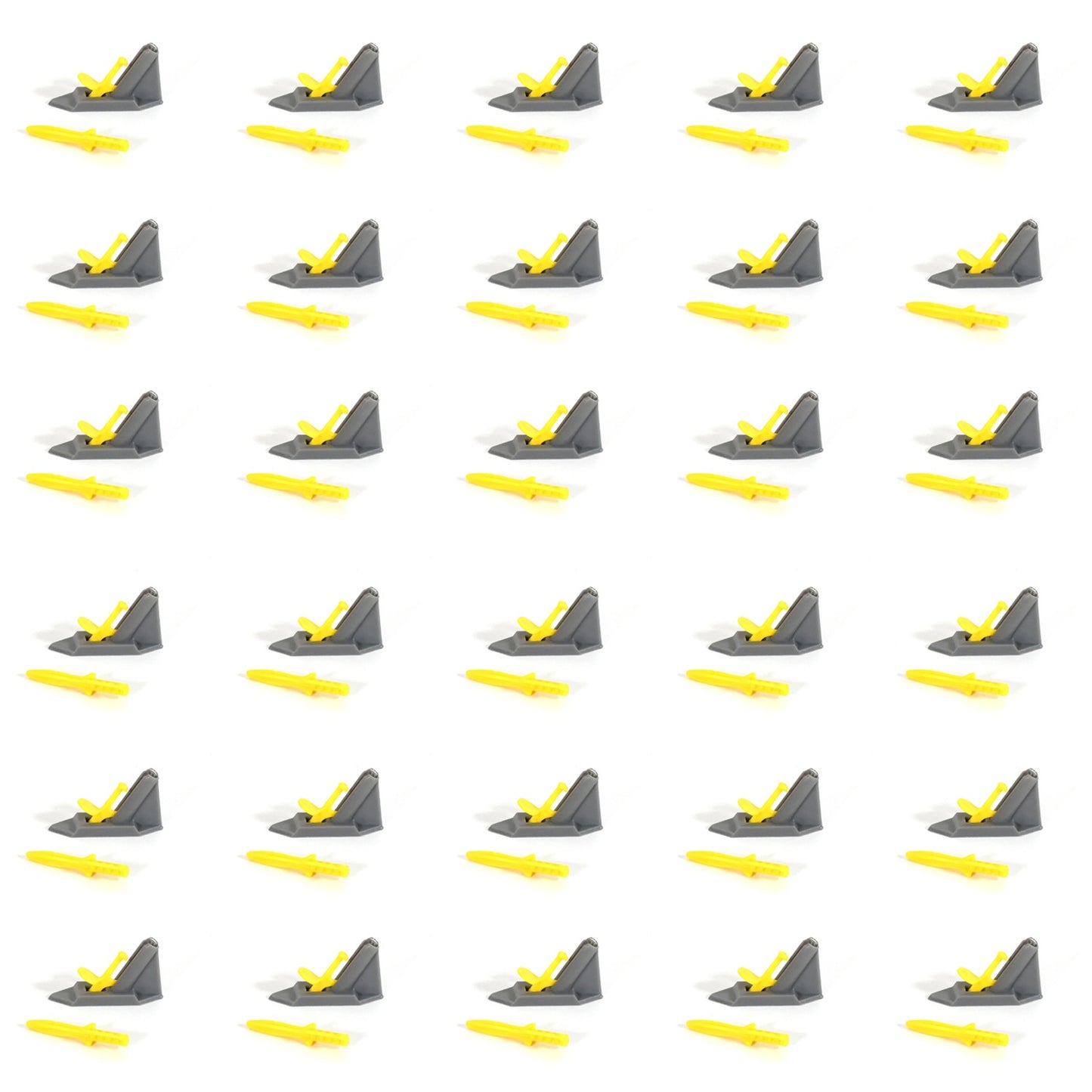 Junior Rocket Launcher Military Theme | Plastic Bullet Toy for Outdoor / Indoor Play (30 Pcs Set)