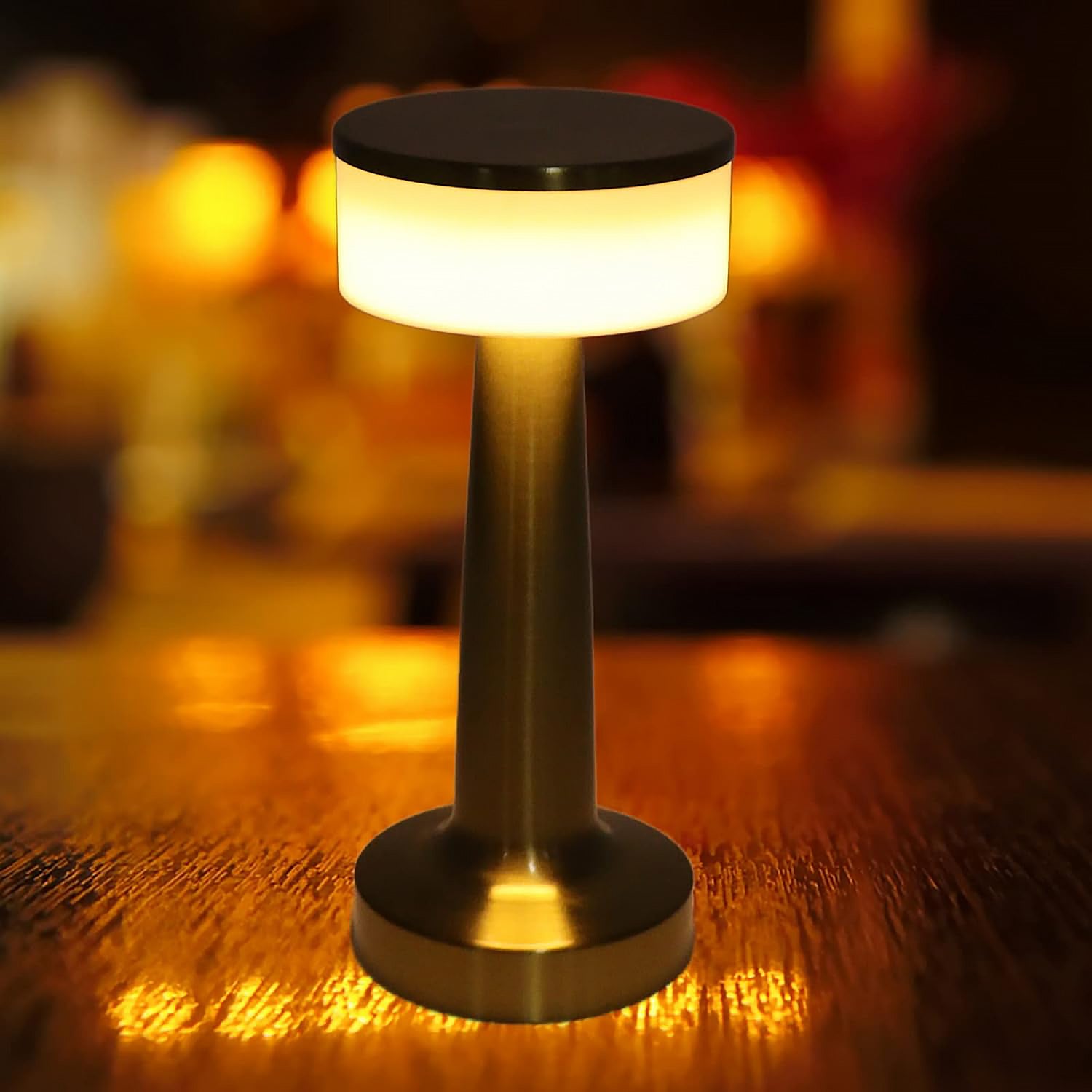 Touch LED Lamp – USB, 3 Colors, 3 Brightness Levels (1 Pc, Metal)