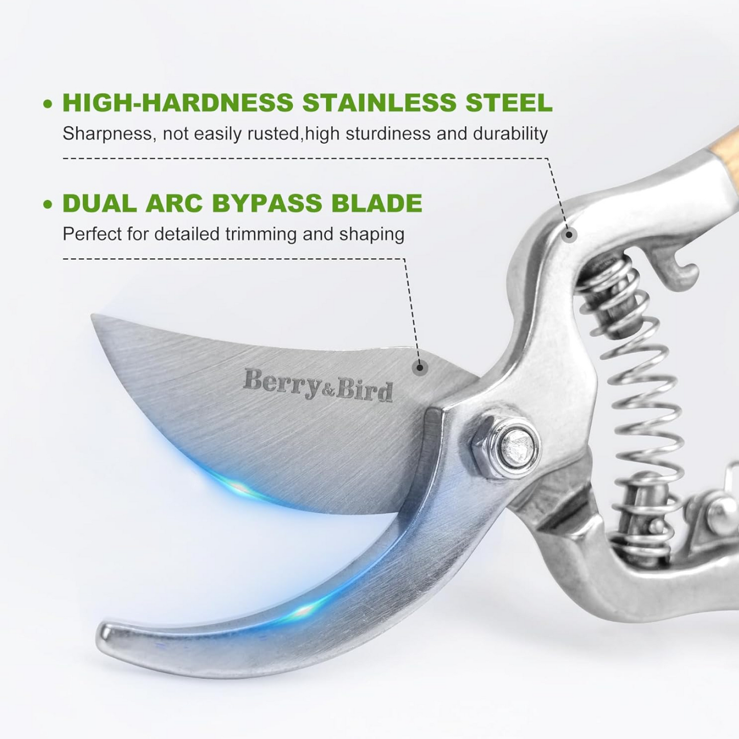 0465 સ્ટેનલેસ સ્ટીલ ગાર્ડન સિઝર્સ