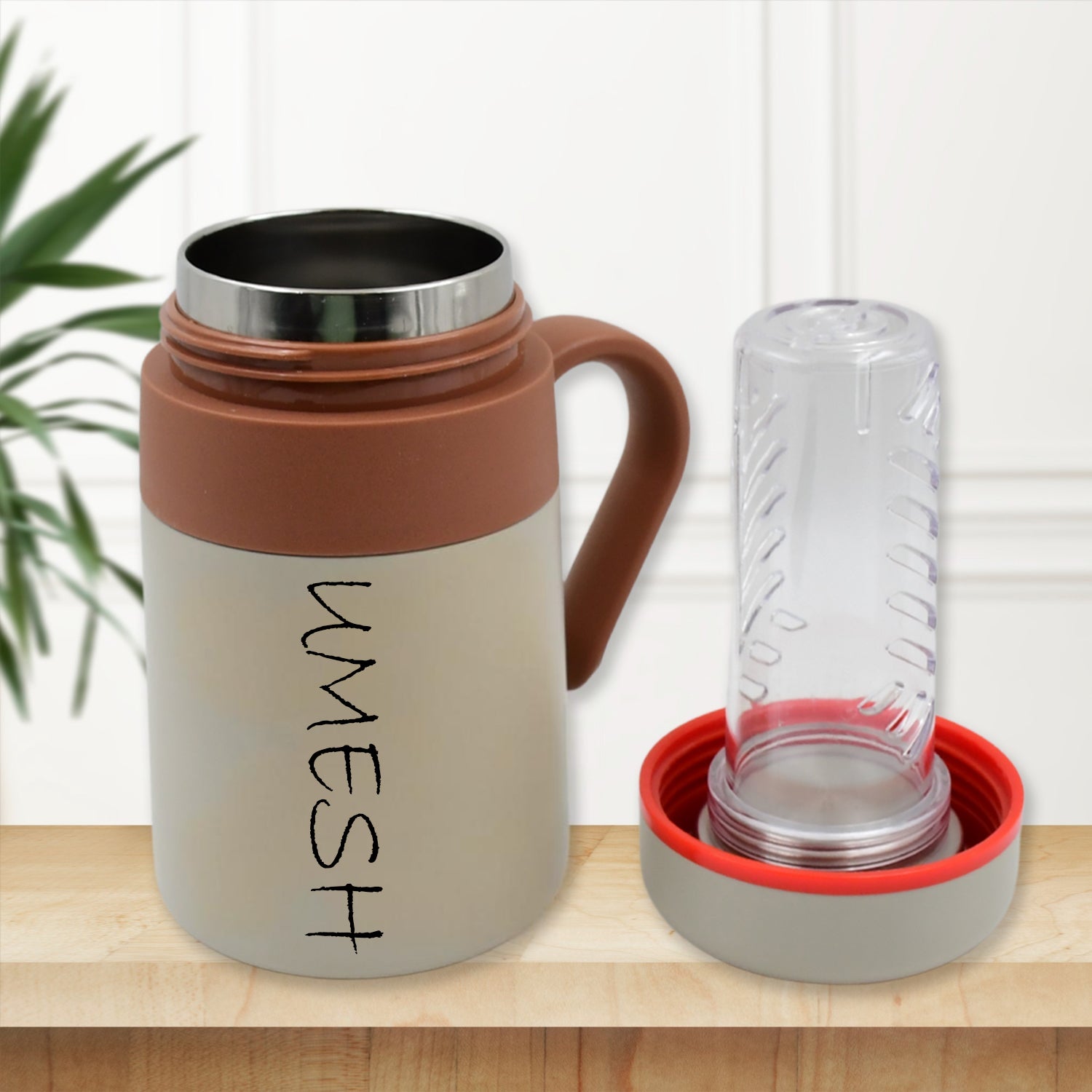 Vacuum Insulated Cup with Handle & Small cup
