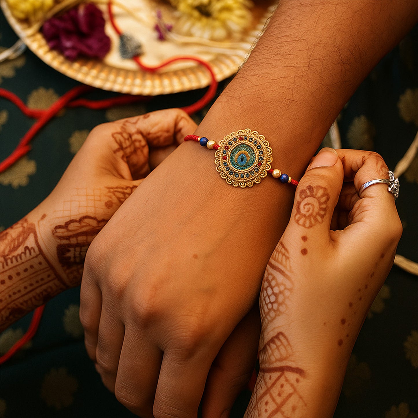 Flower Rakhi
