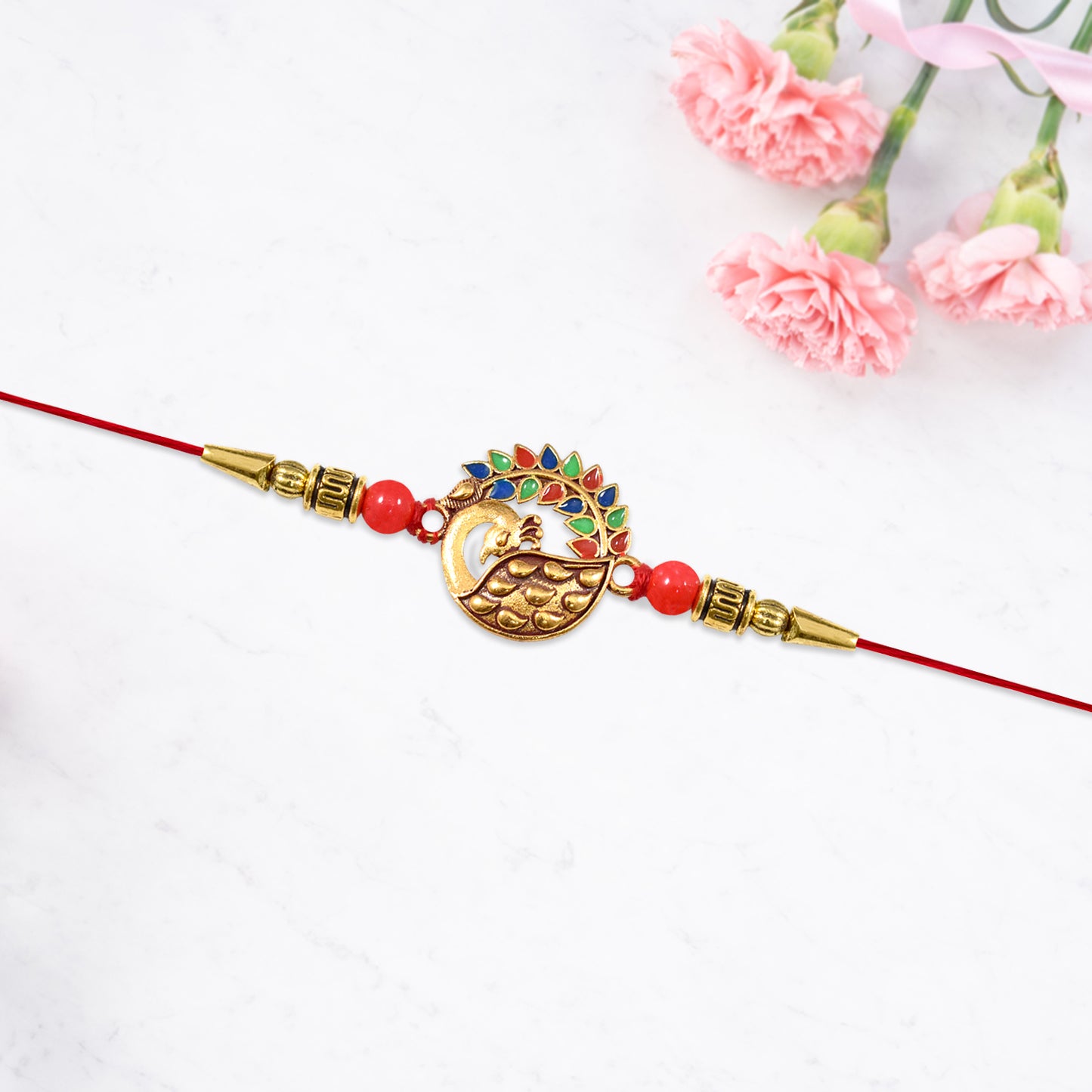 peacock rakhi