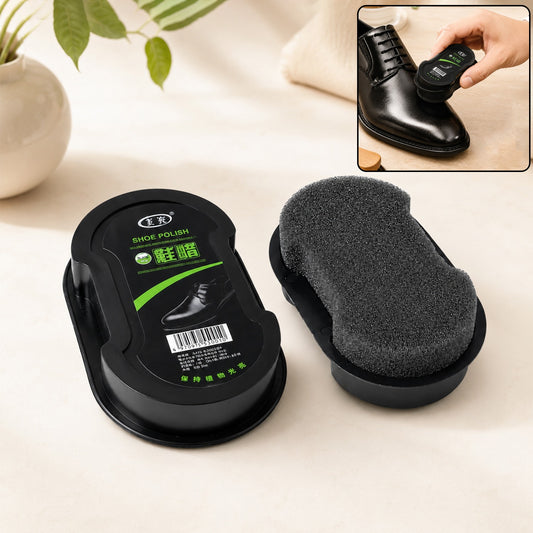 Shoe polish shine sponge instant