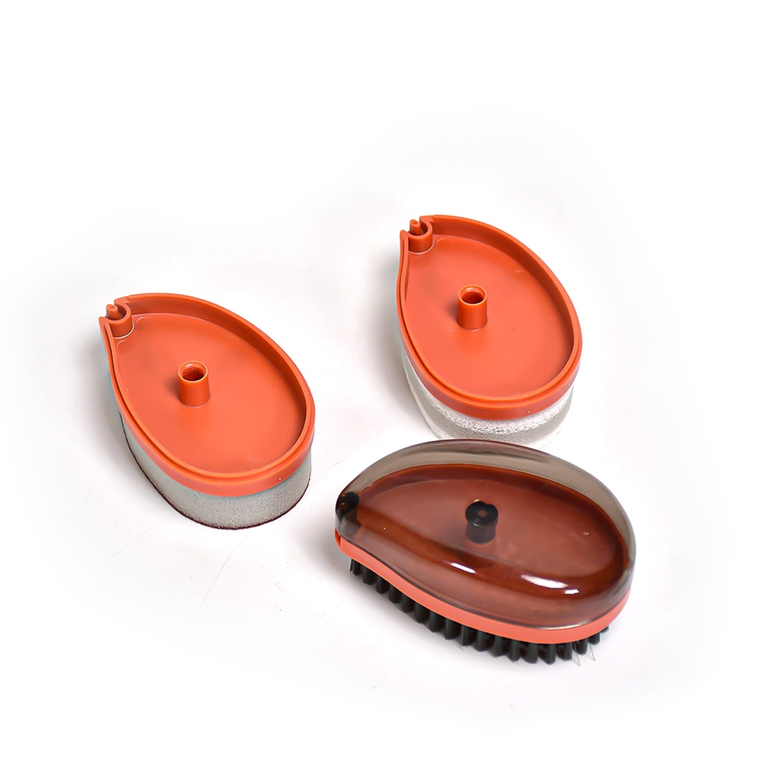 घर के लिए प्लास्टिक गीला और सूखा ब्रश (मल्टीकलर, 3 यूनिट)