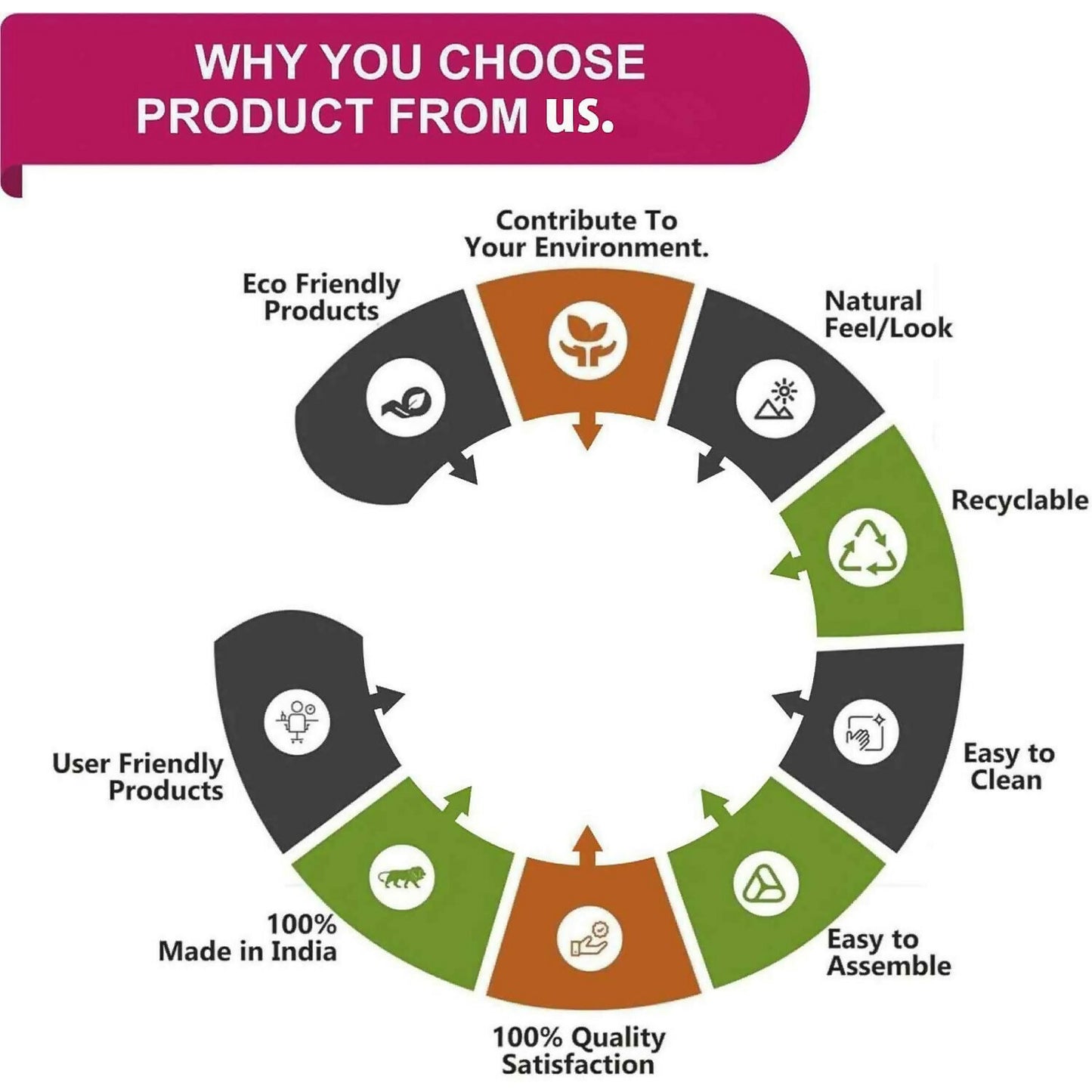 Seven Colorful Horse Wooden Key Holder | 5 Hook Wall Organizer