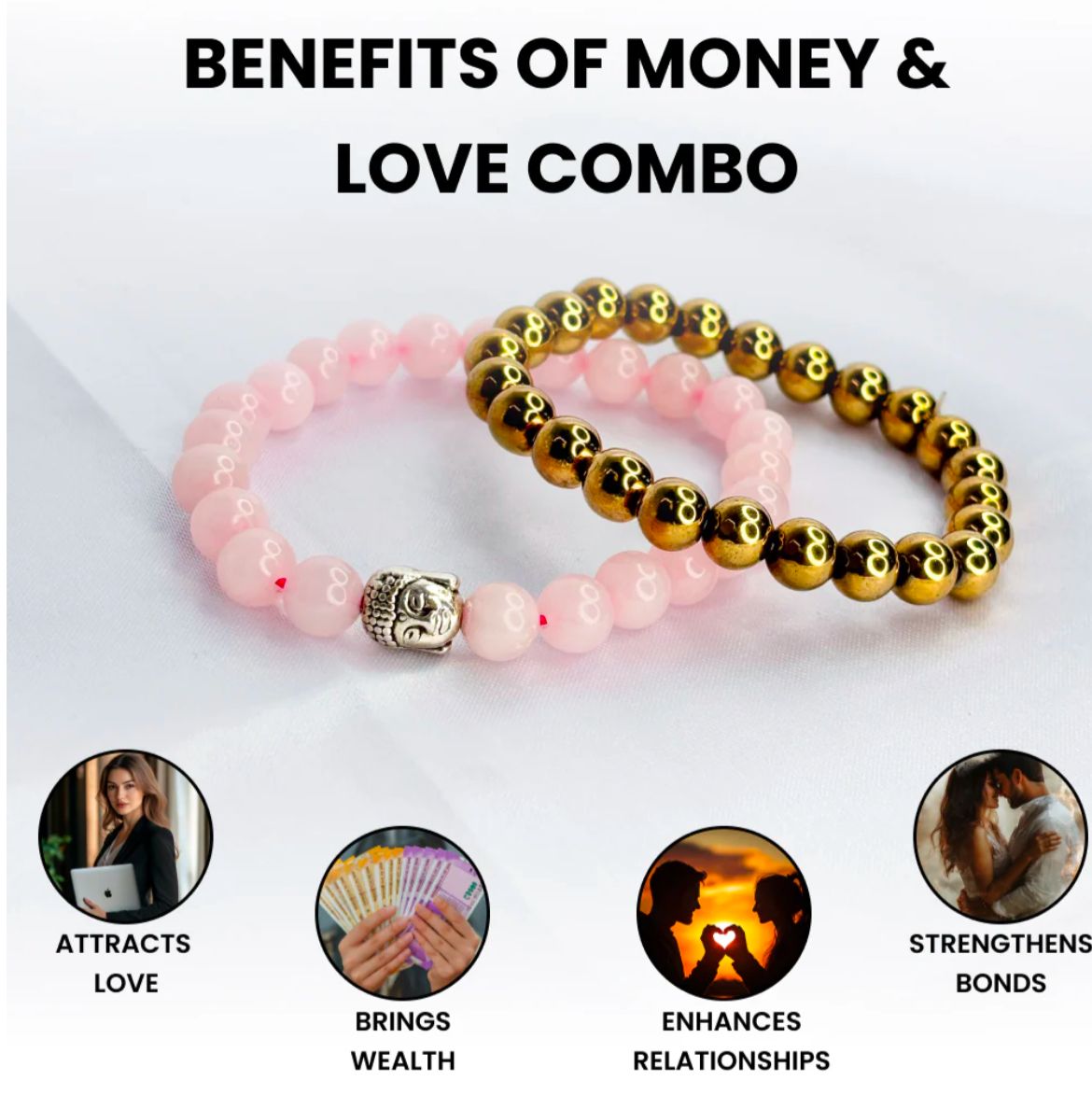 Crystal Rakhi Bracelet Set