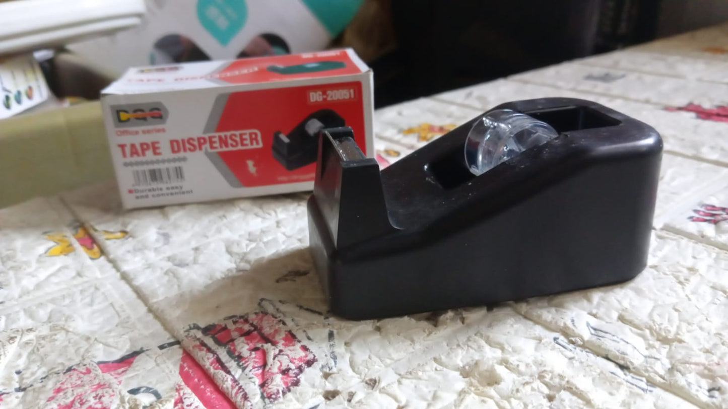 घर कार्यालय उपयोग के लिए प्लास्टिक टेप डिस्पेंसर कटर, स्टेशनरी के लिए टेप डिस्पेंसर, टेप कटर पैकेजिंग टेप (1 पीसी / 237 ग्राम)
